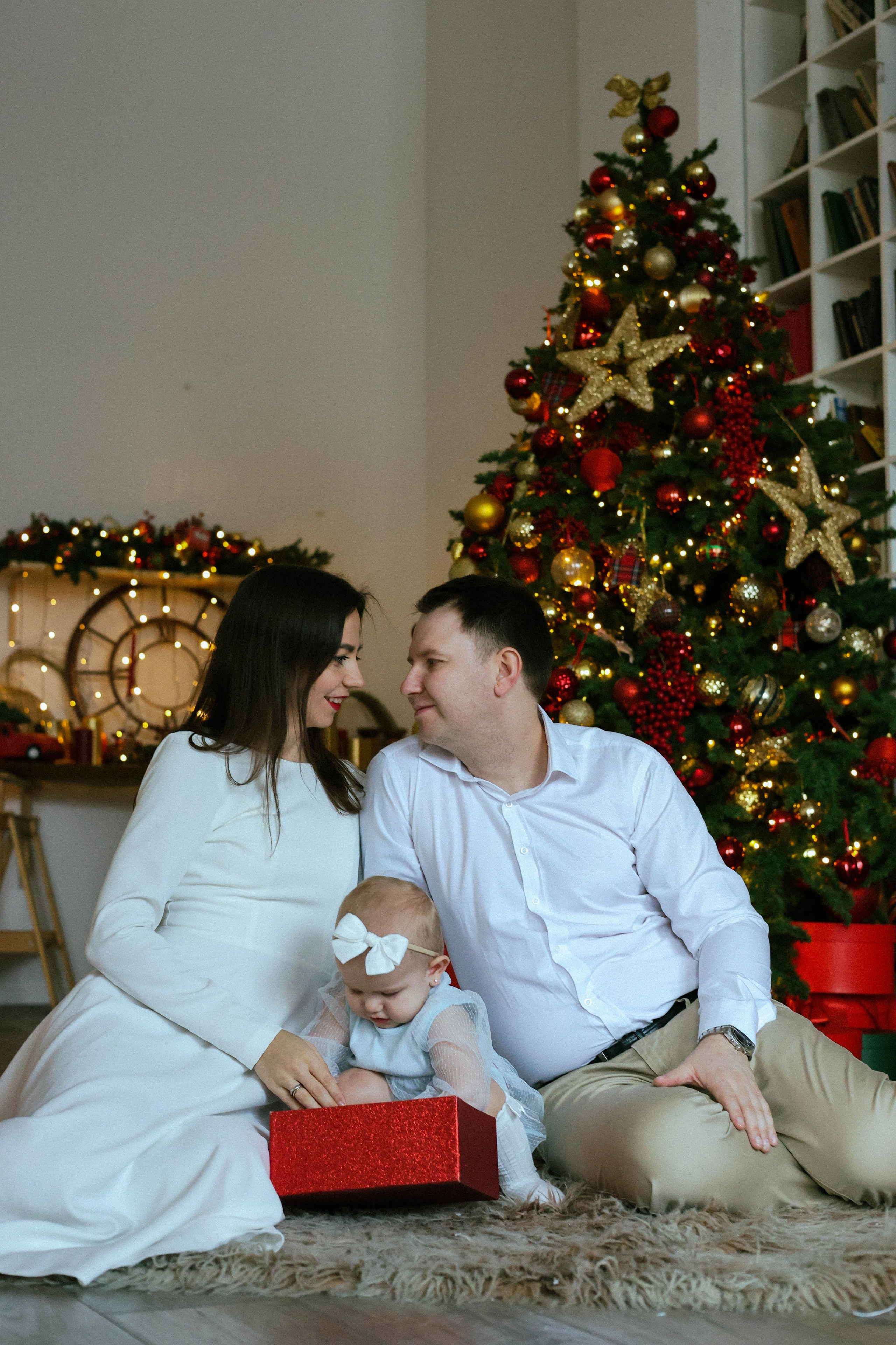 Новогодняя история «Ирина и ее семья». Фотограф в Москве Анастасия Калинина