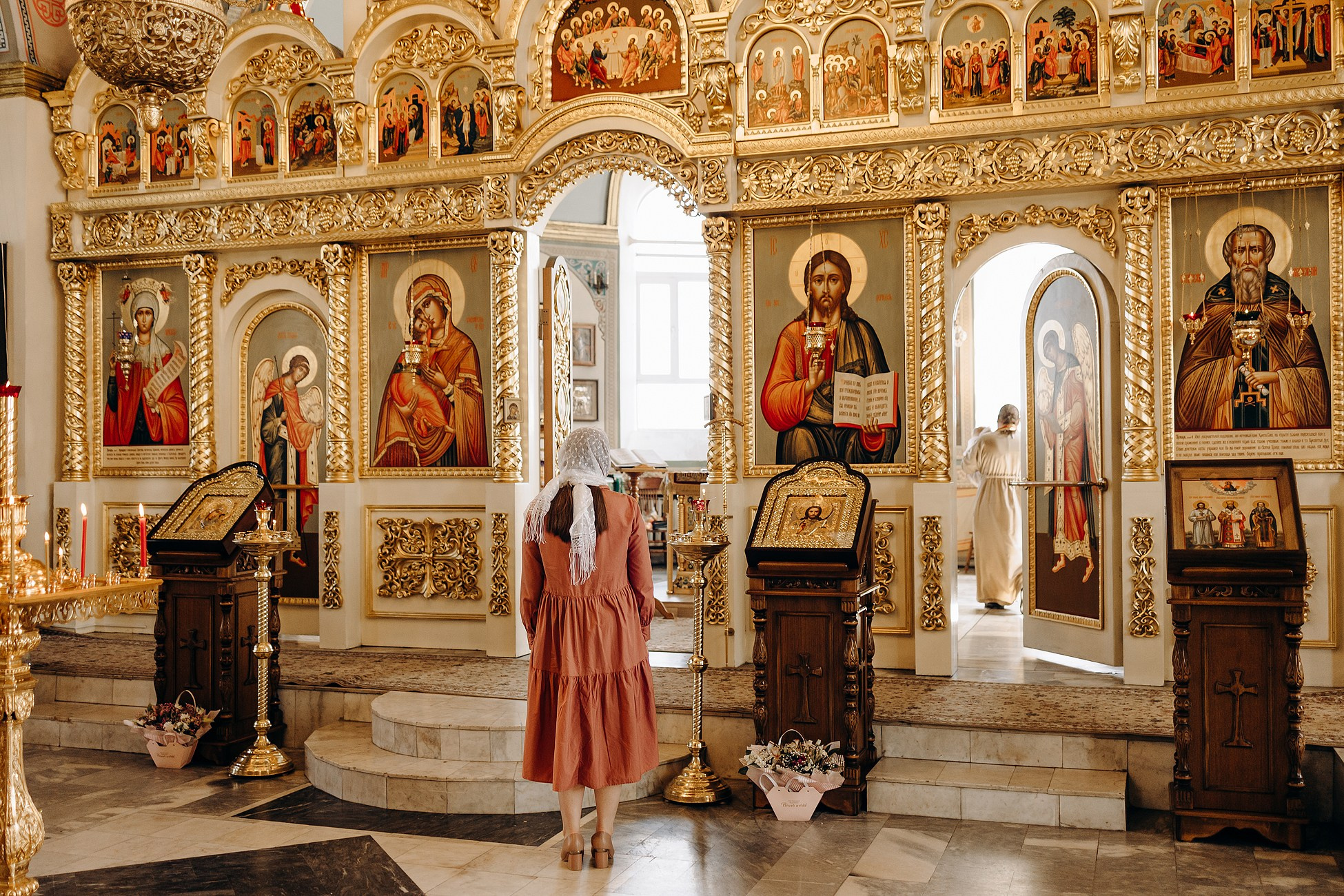 Крещение в Соловцовке. Семейный фотограф в Пензе Мария Левина