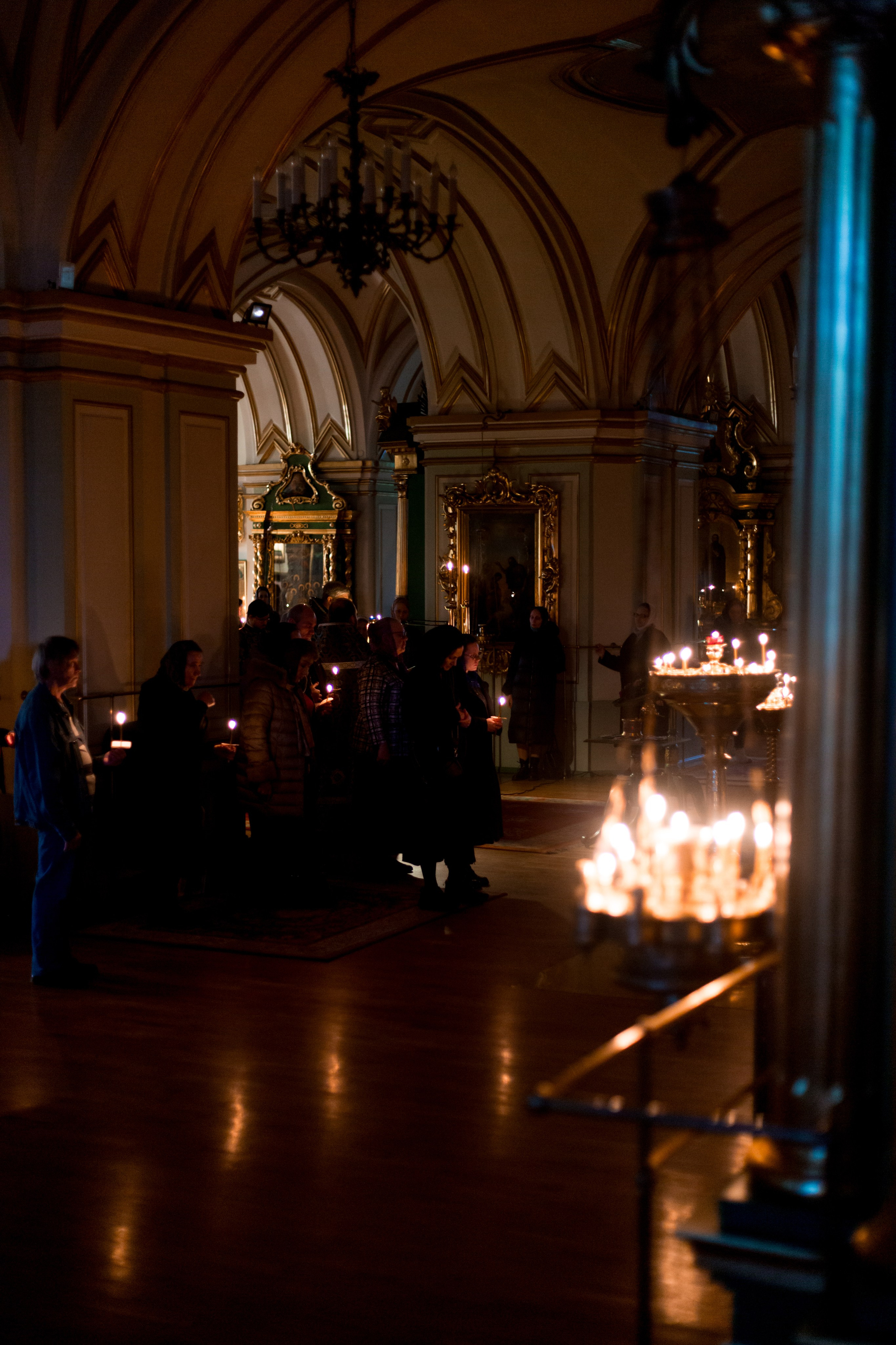 Великая вечерня с чином Пассии. НИКОЛО-БОГОЯВЛЕНСКИЙ МОРСКОЙ СОБОР