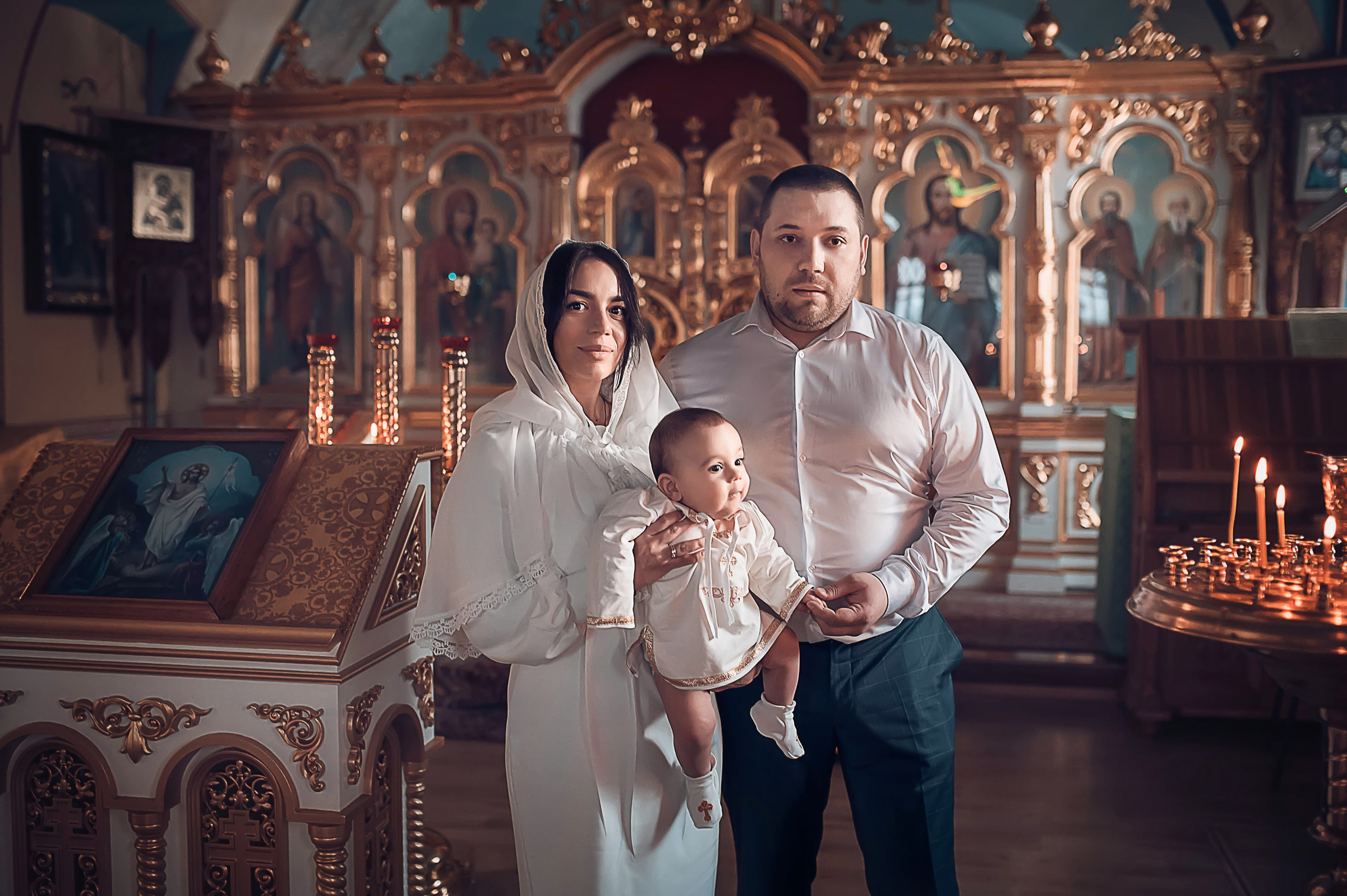 Съемка крещения в Красноярске. Фотографы крещения/венчания  Красноярск Татьяна и Вячеслав Переваловы