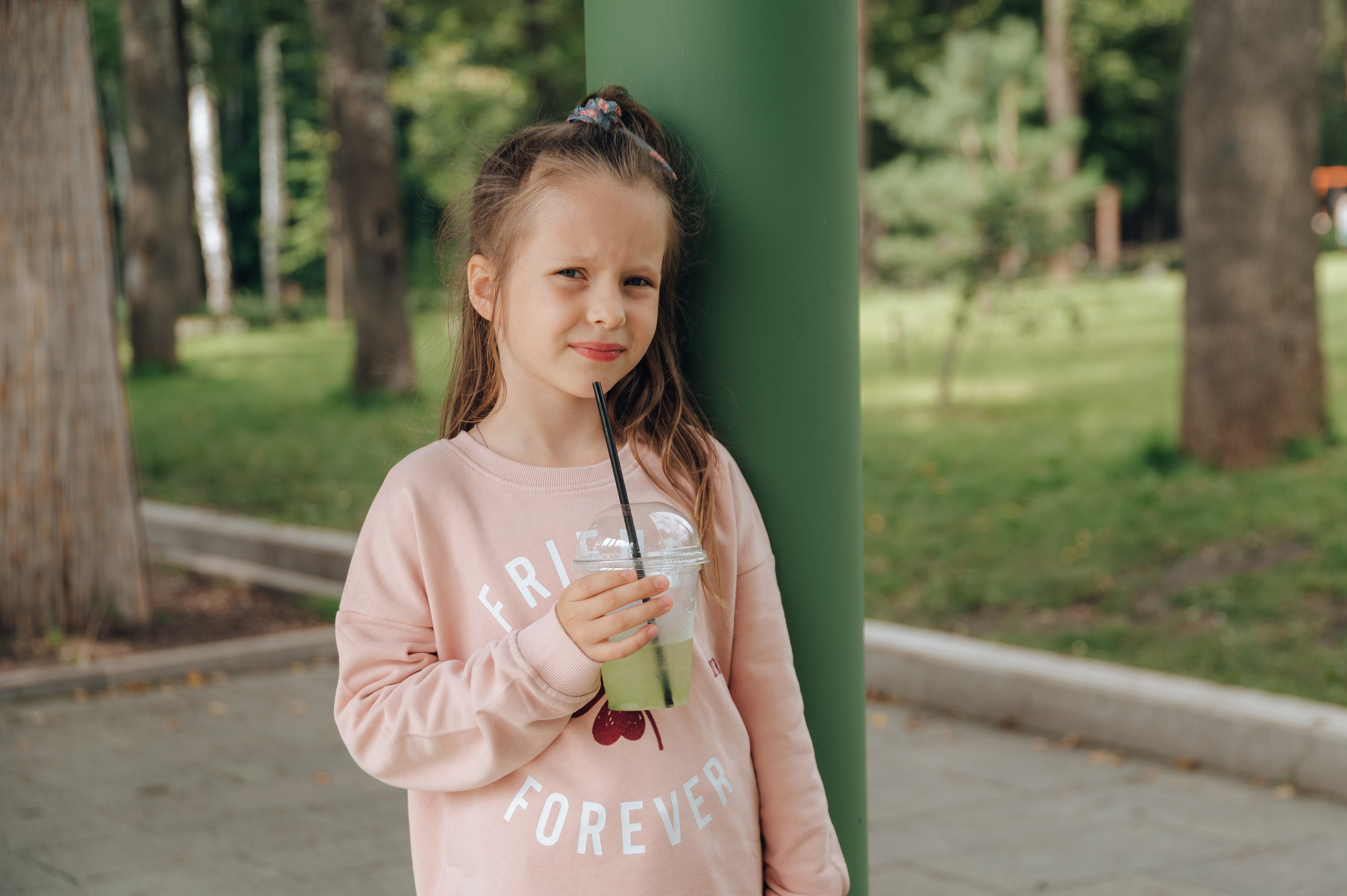 Трое в парке и меховой шар. Детский и семейный фотограф Катерина Мишина