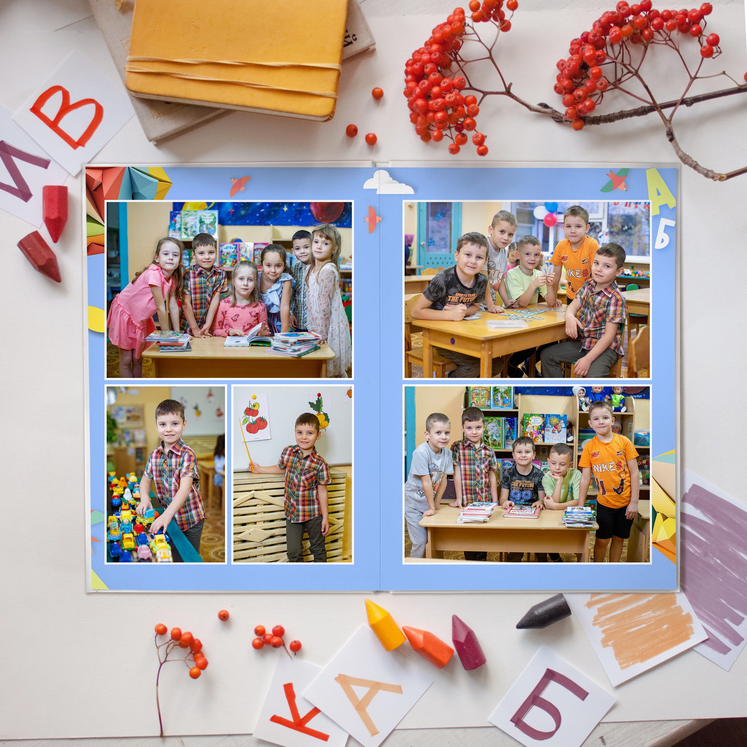 Выпускные альбомы для ДЕТСКОГО САДА сад