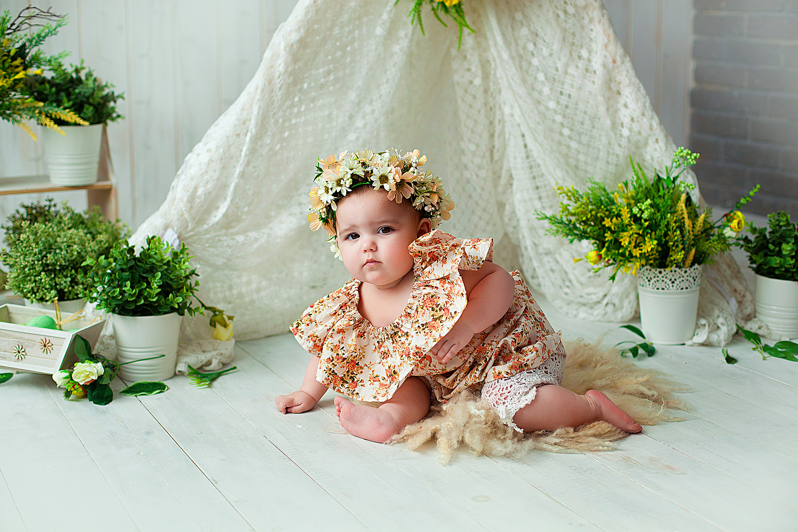 Детская фотосессия детей до 7 лет. Фотограф новорожденных и детей до года в Новосибирске Ka