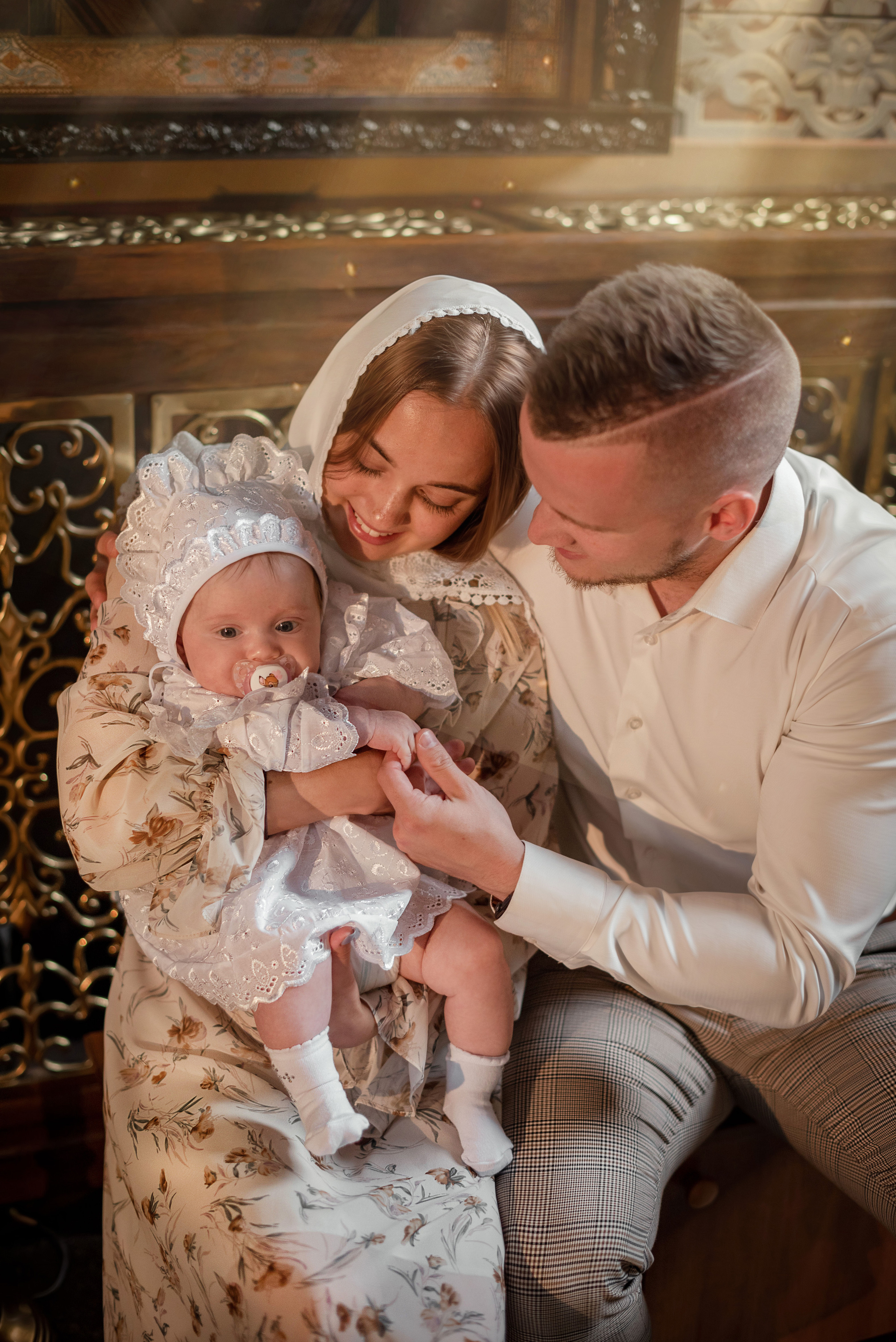 Крещение малышки. Свадебный, семейный и детский фотограф в Москве и области