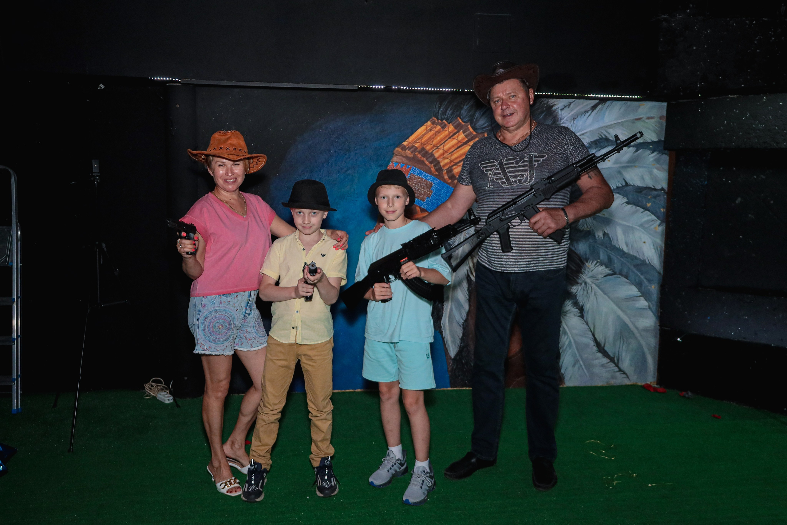 День рождение в стрелковом клубе. Фотограф Надршина Лилия