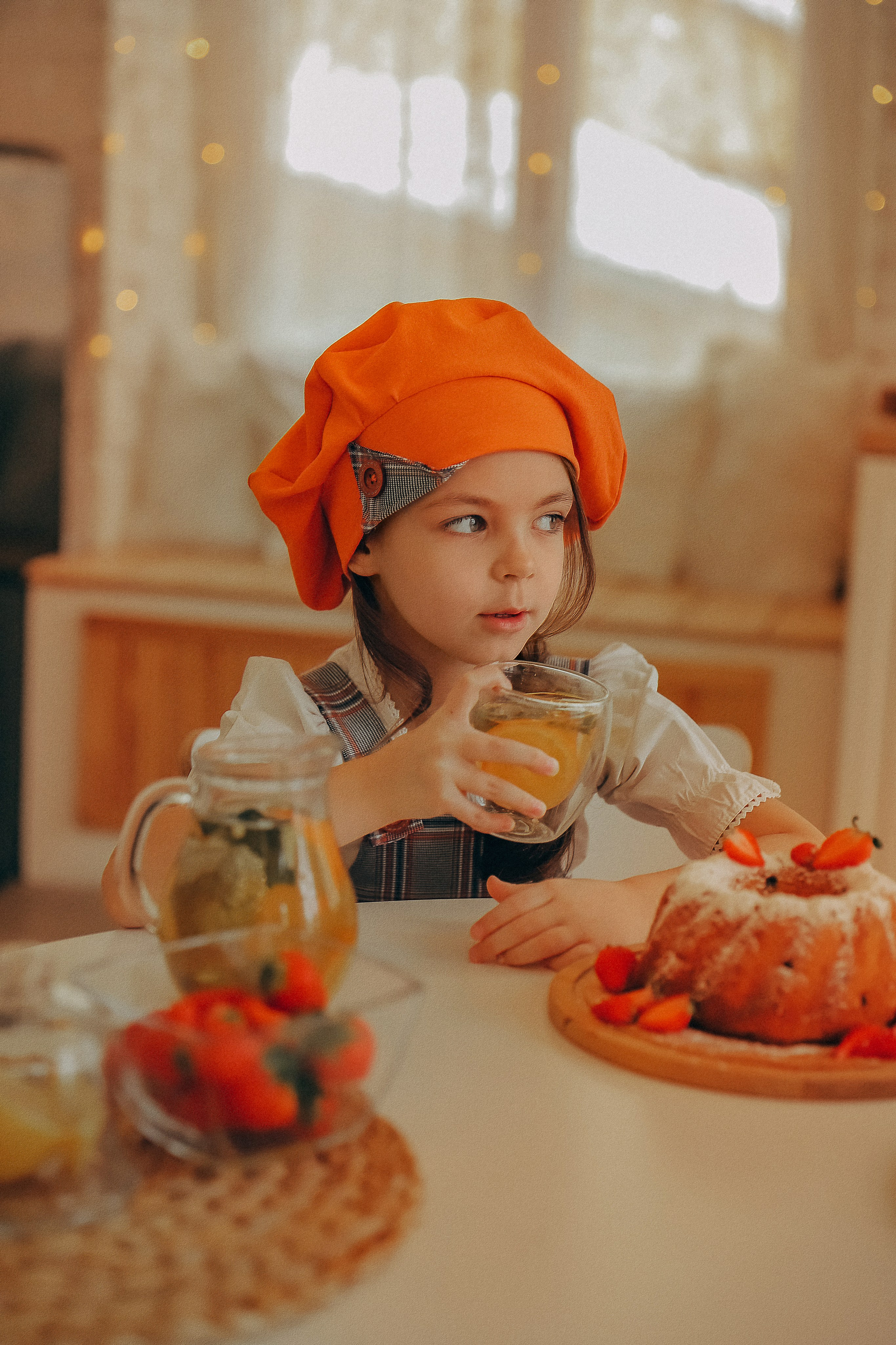Мила и пирог. Семейный и школьный фотограф в Самаре Екатерина Удиванкина