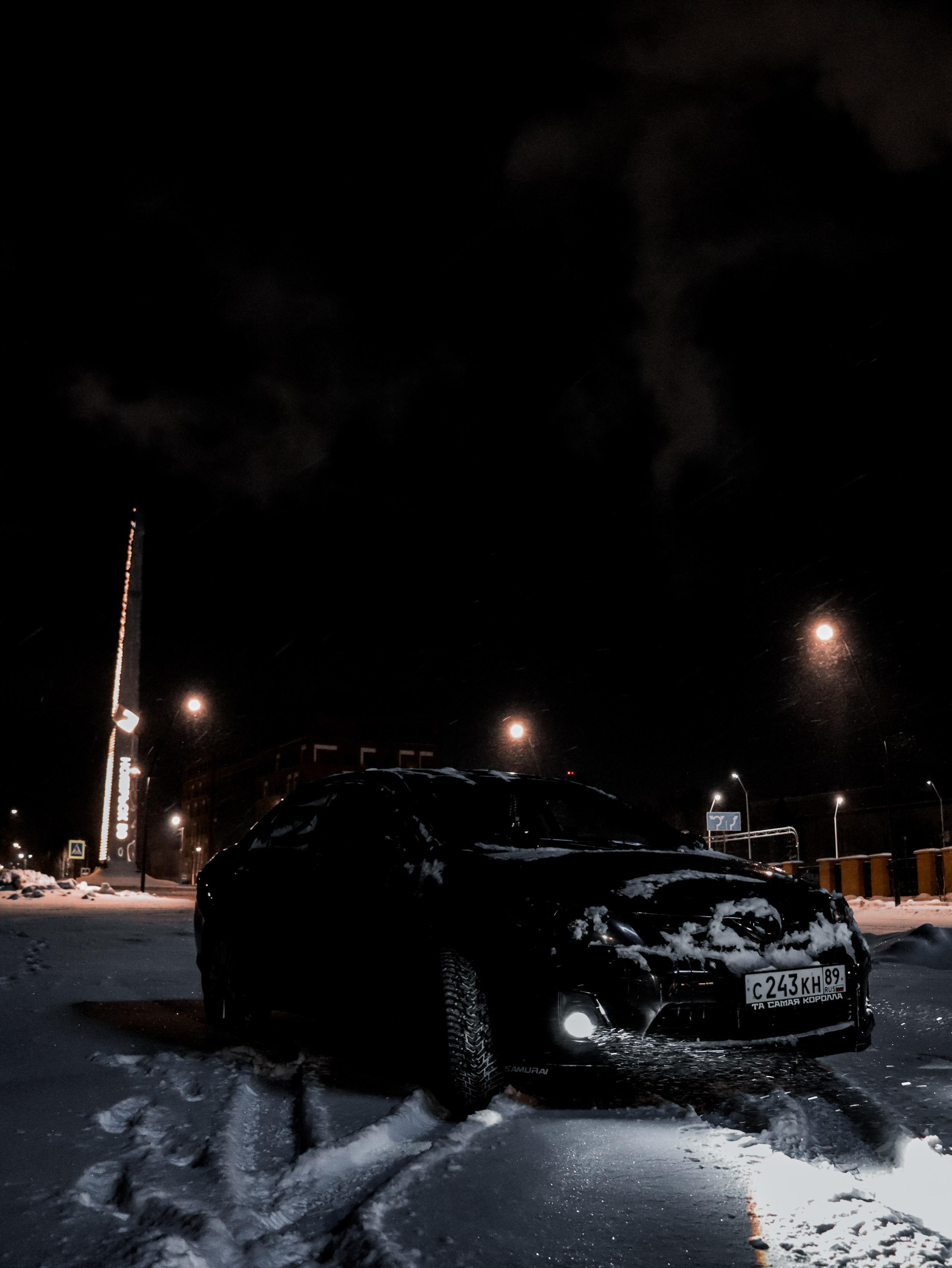 Фотосессия «Свет фар в зимней темноте». Душевный фотограф в Ноябрьске