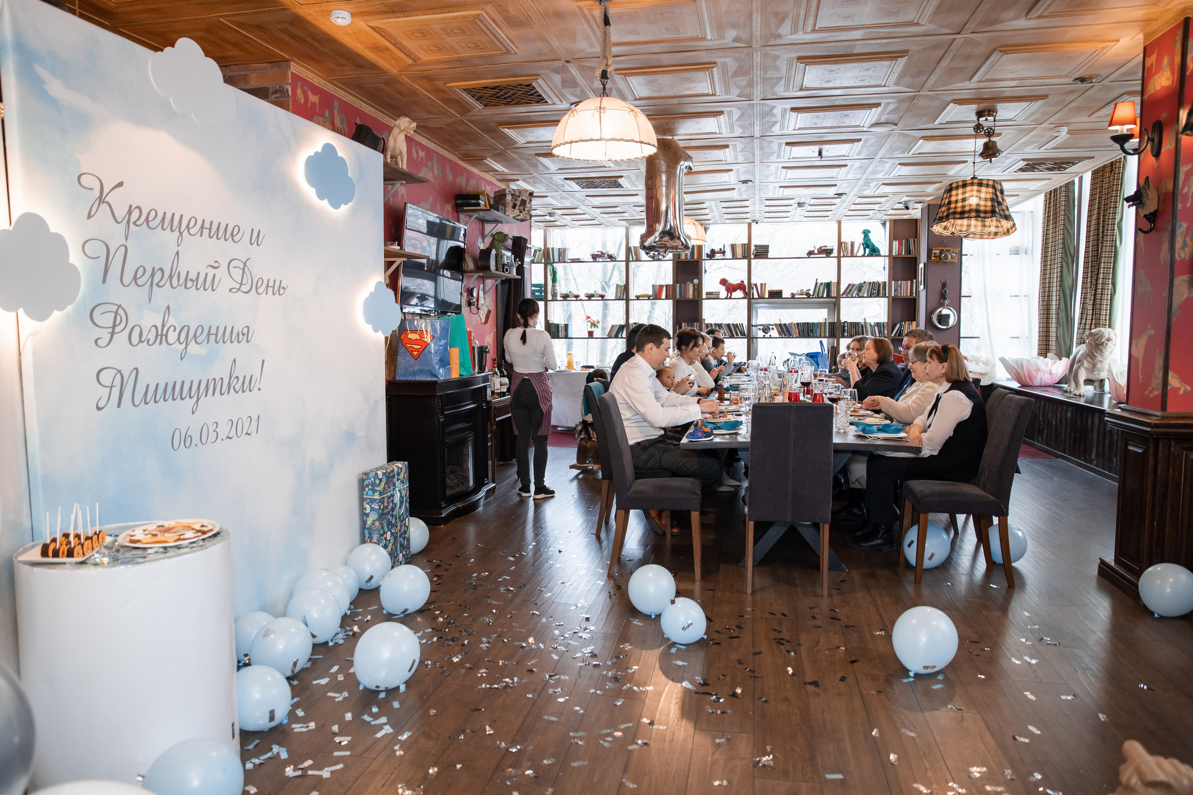 Мишутке 1 годик (кафе Андерсон). Татьяна Чернышова свадебный фотограф Москва
