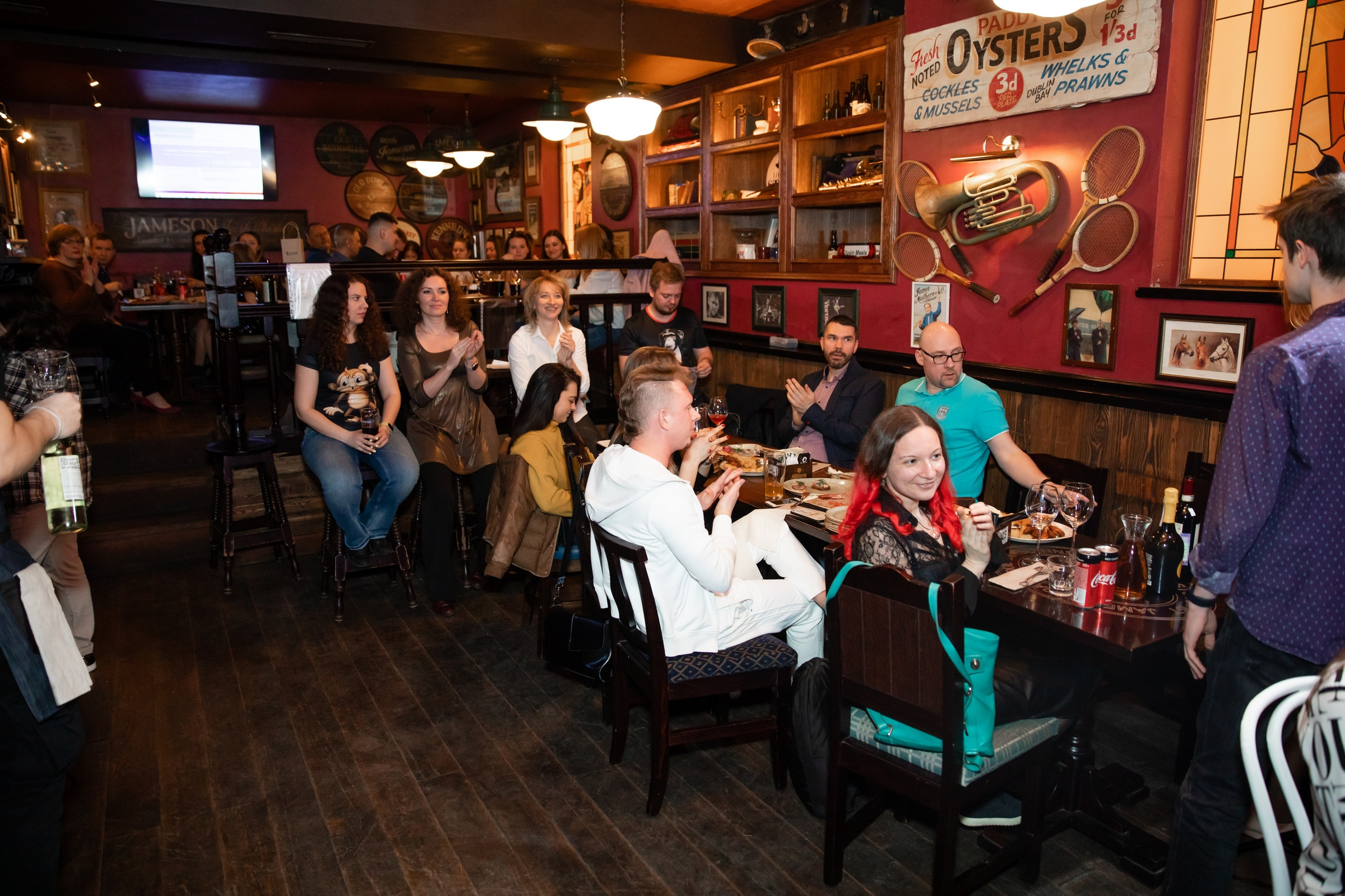 Юбилей 50 лет (Lion's Head Pub). Татьяна Чернышова свадебный фотограф Москва