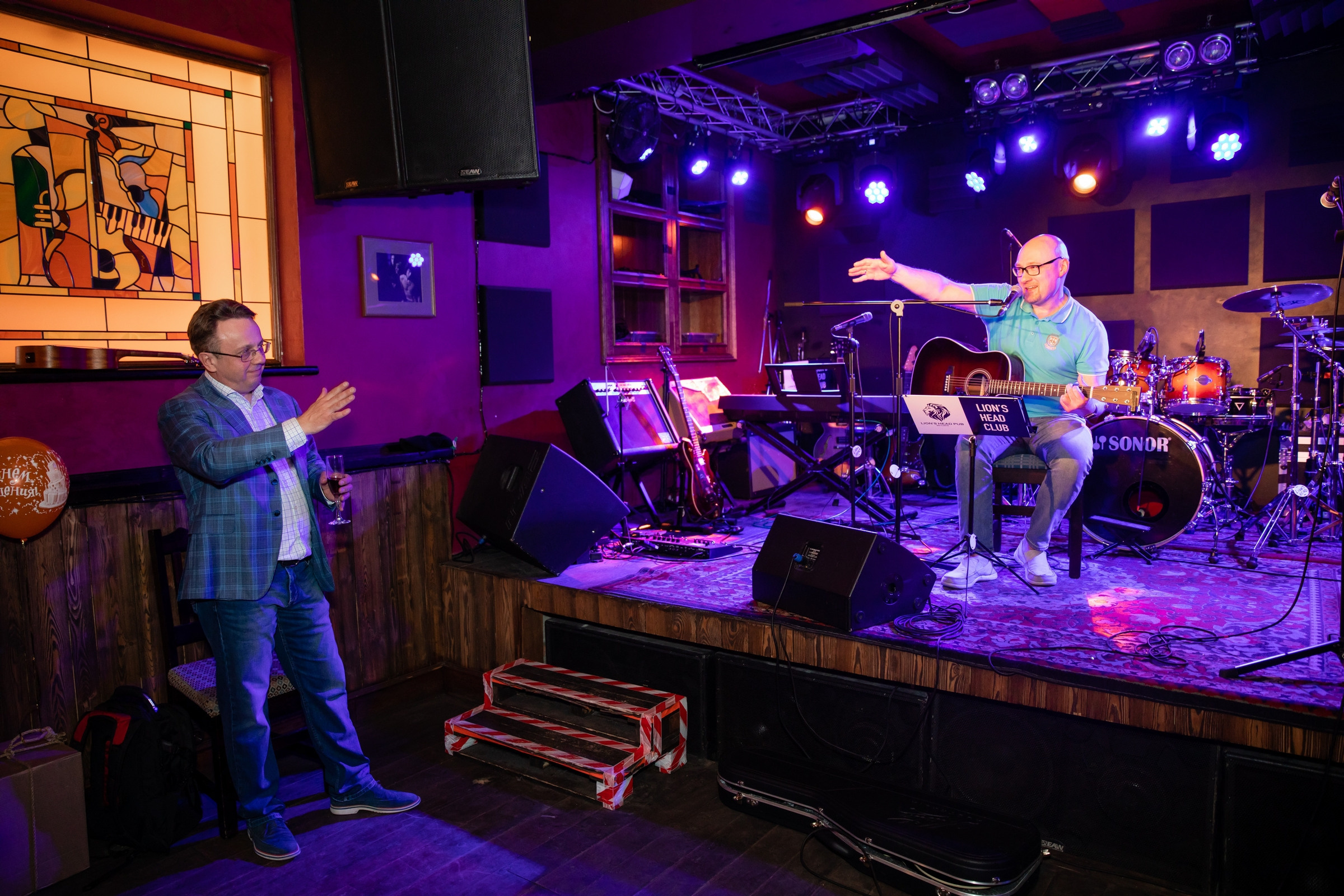 Юбилей 50 лет (Lion's Head Pub). Татьяна Чернышова свадебный фотограф Москва