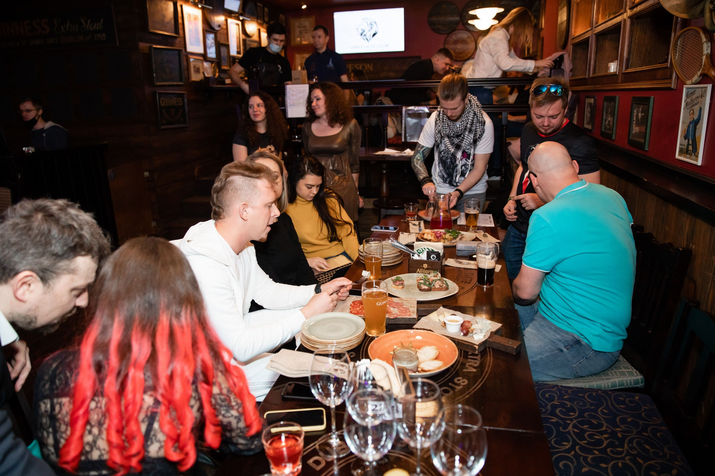 Юбилей 50 лет (Lion's Head Pub). Татьяна Чернышова свадебный фотограф Москва