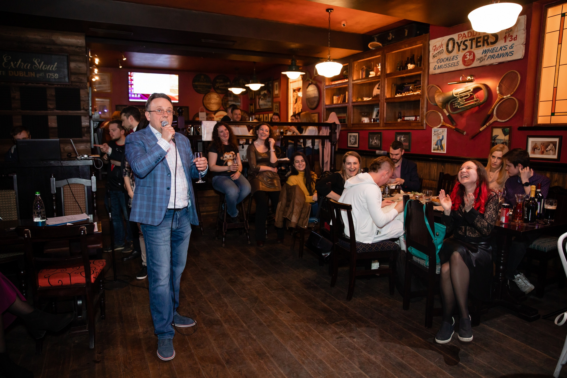 Юбилей 50 лет (Lion's Head Pub). Татьяна Чернышова свадебный фотограф Москва