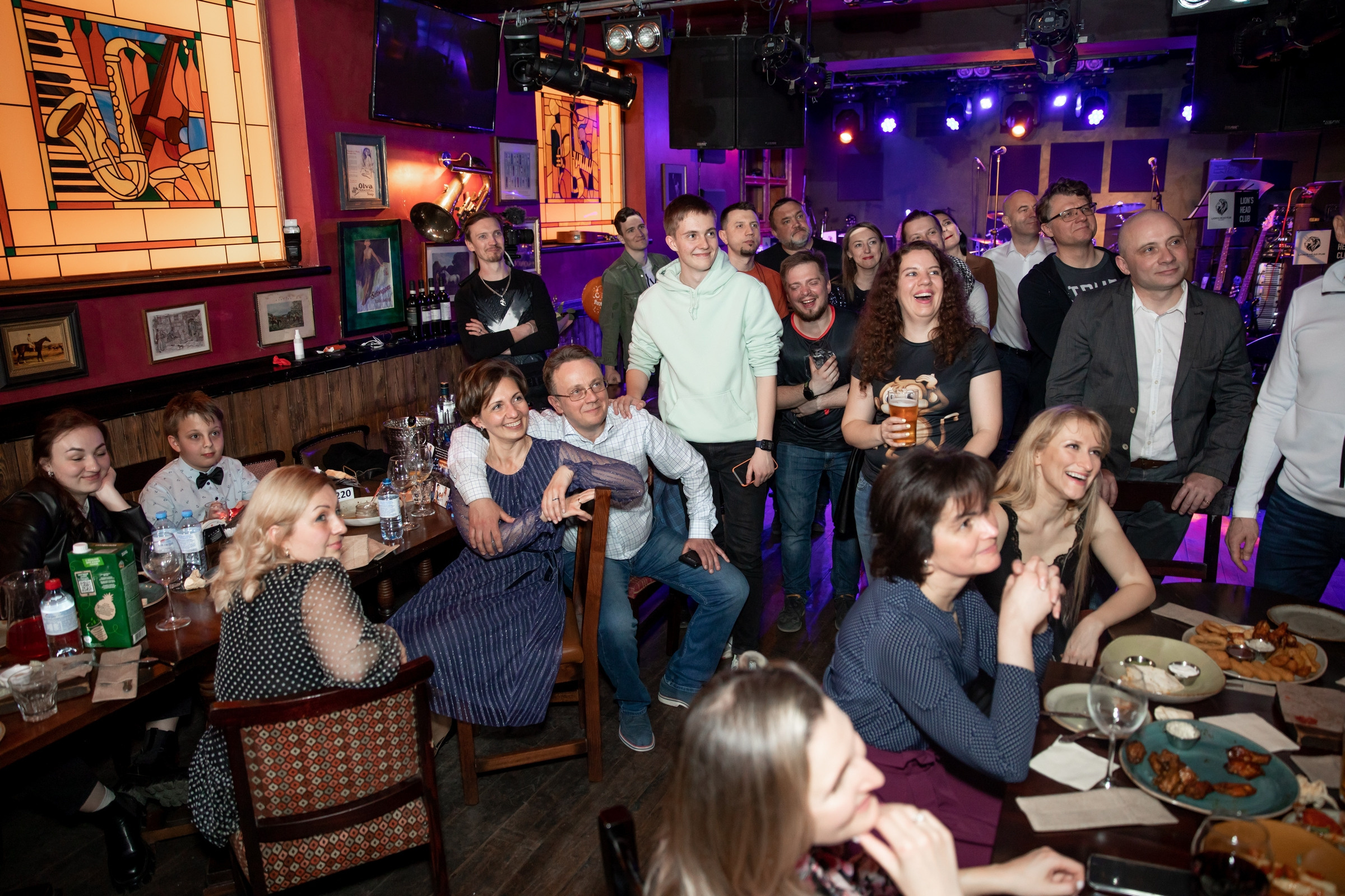 Юбилей 50 лет (Lion's Head Pub). Татьяна Чернышова свадебный фотограф Москва