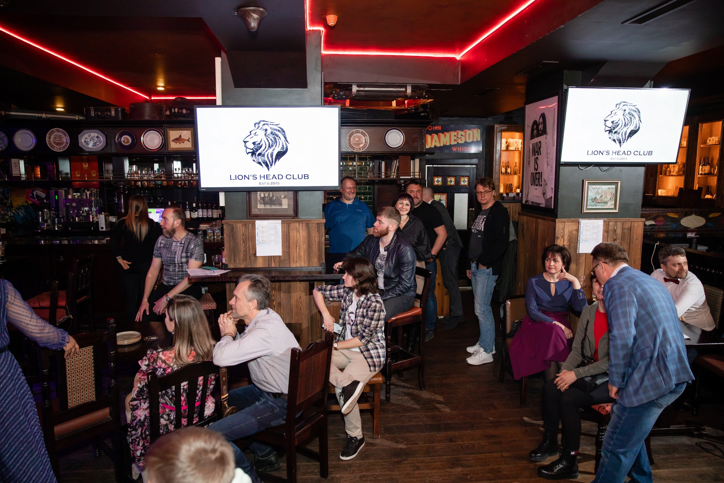 Юбилей 50 лет (Lion's Head Pub). Татьяна Чернышова свадебный фотограф Москва