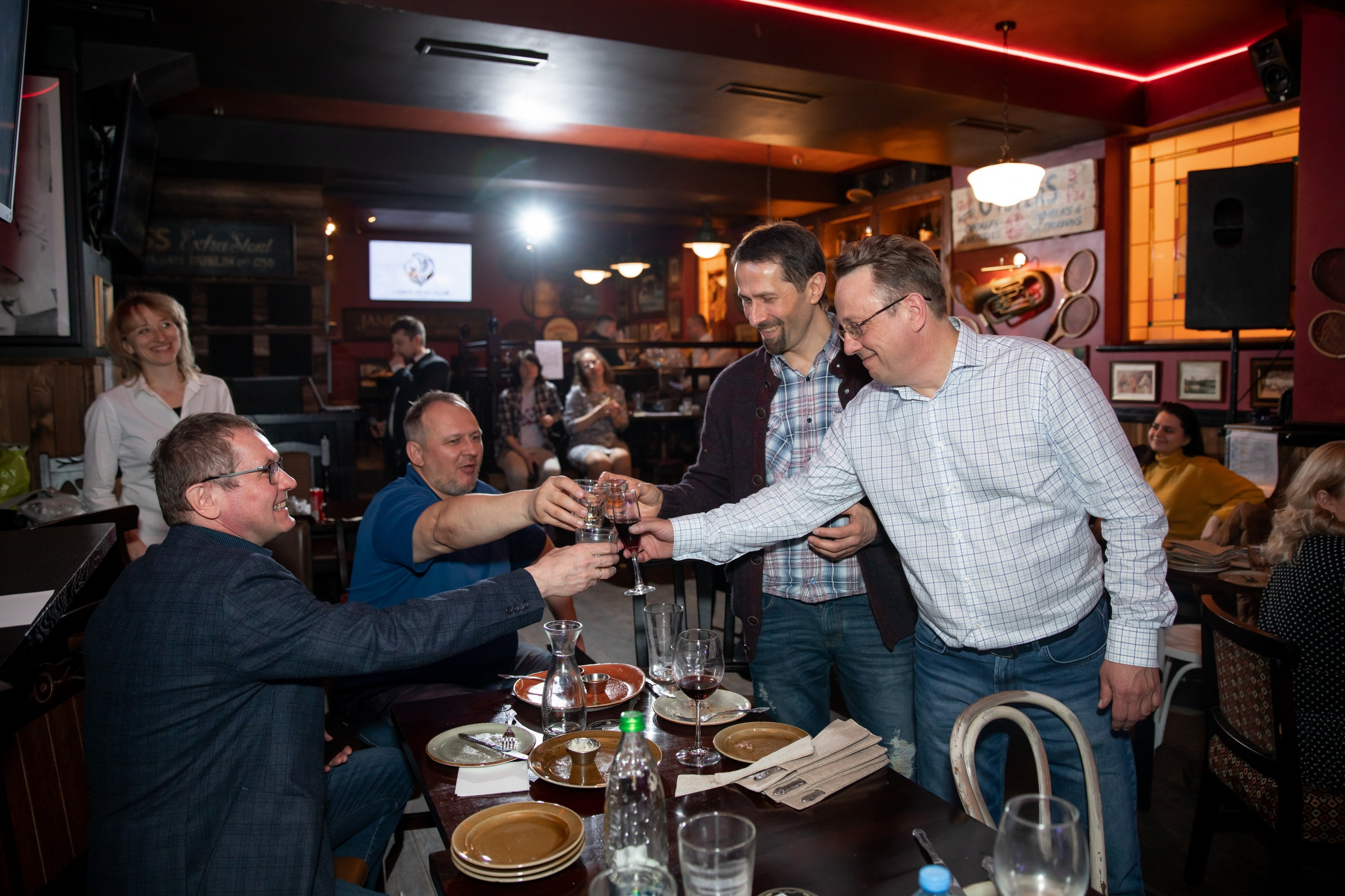 Юбилей 50 лет (Lion's Head Pub). Татьяна Чернышова свадебный фотограф Москва