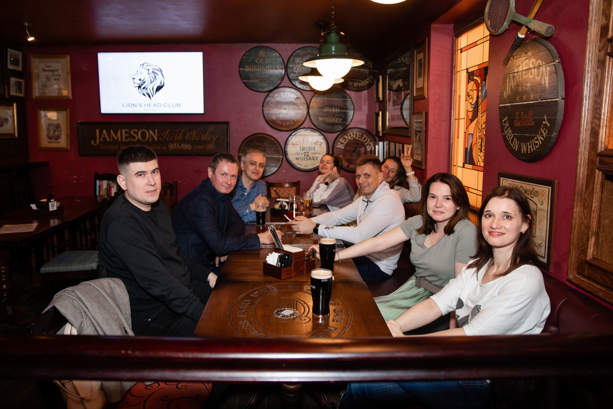 Юбилей 50 лет (Lion's Head Pub). Татьяна Чернышова свадебный фотограф Москва