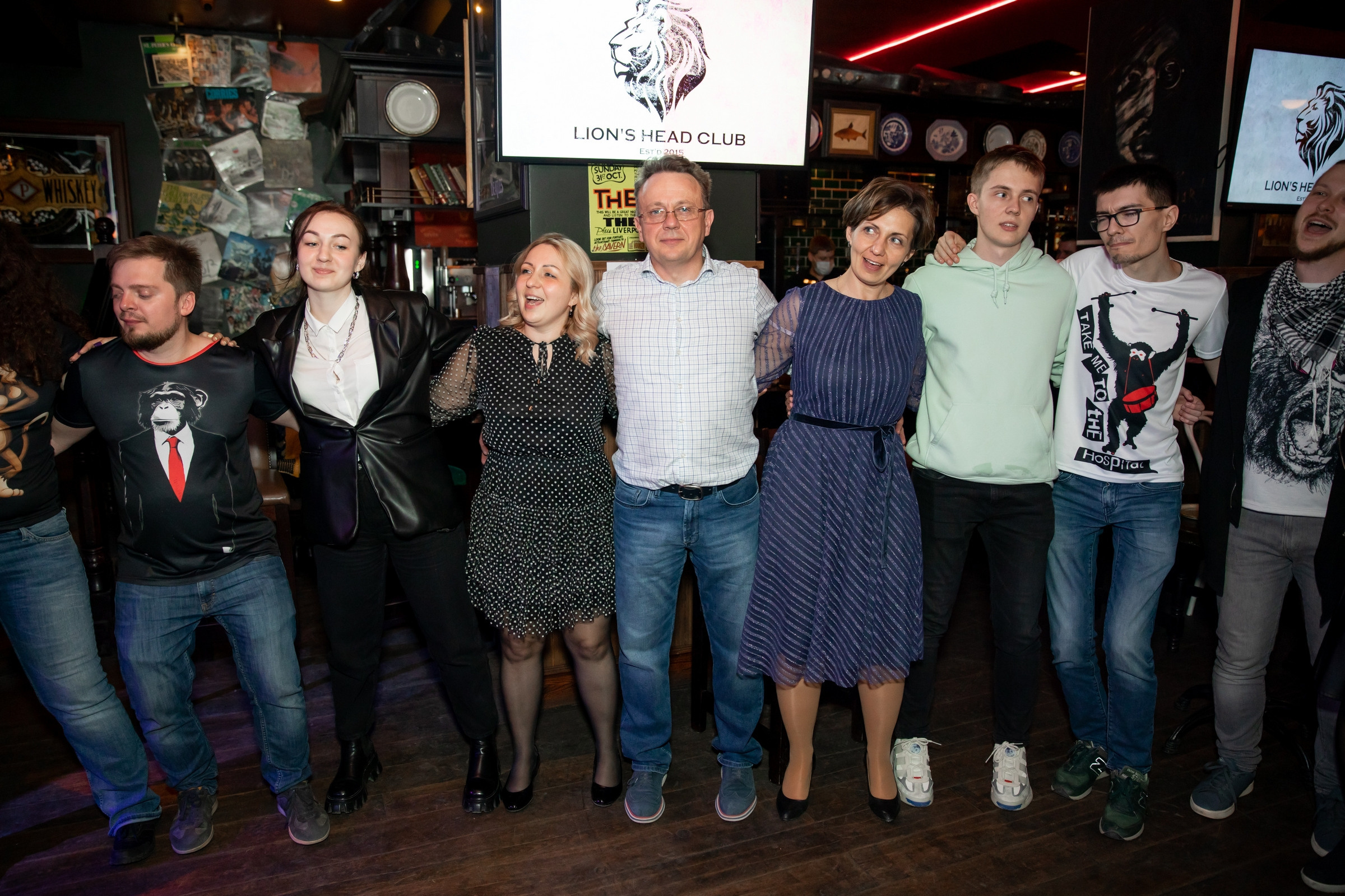 Юбилей 50 лет (Lion's Head Pub). Татьяна Чернышова свадебный фотограф Москва
