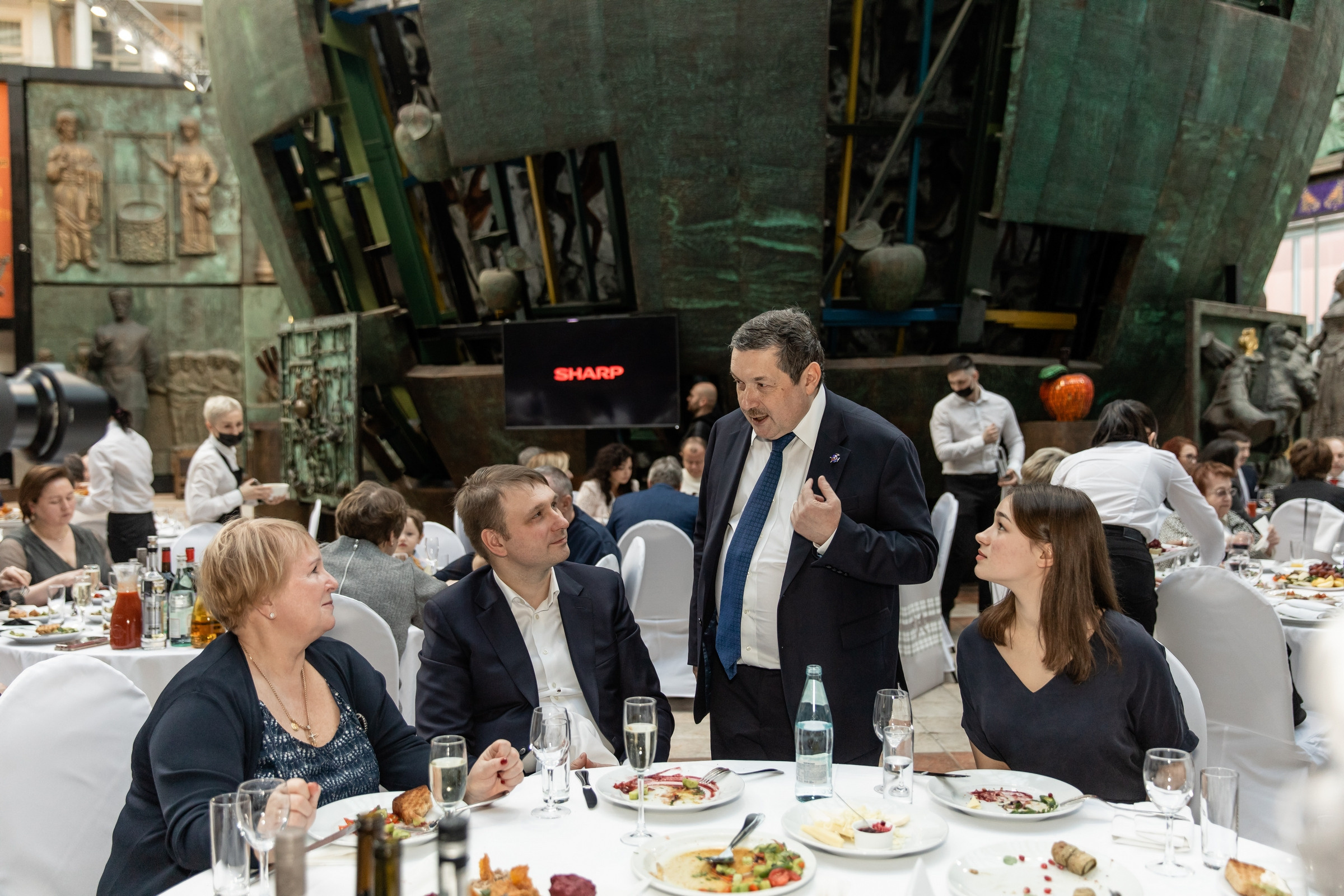 Юбилей 50 лет (Галерея искусств Зураба Церетели). Татьяна Чернышова свадебный фотограф Москва