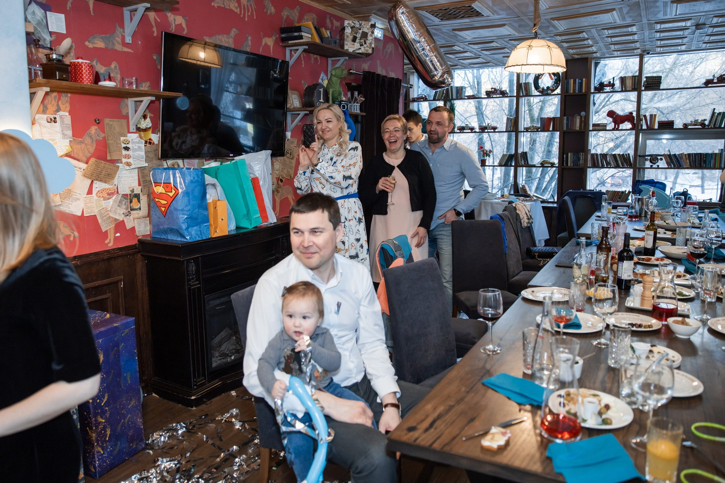 Мишутке 1 годик (кафе Андерсон). Татьяна Чернышова свадебный фотограф Москва