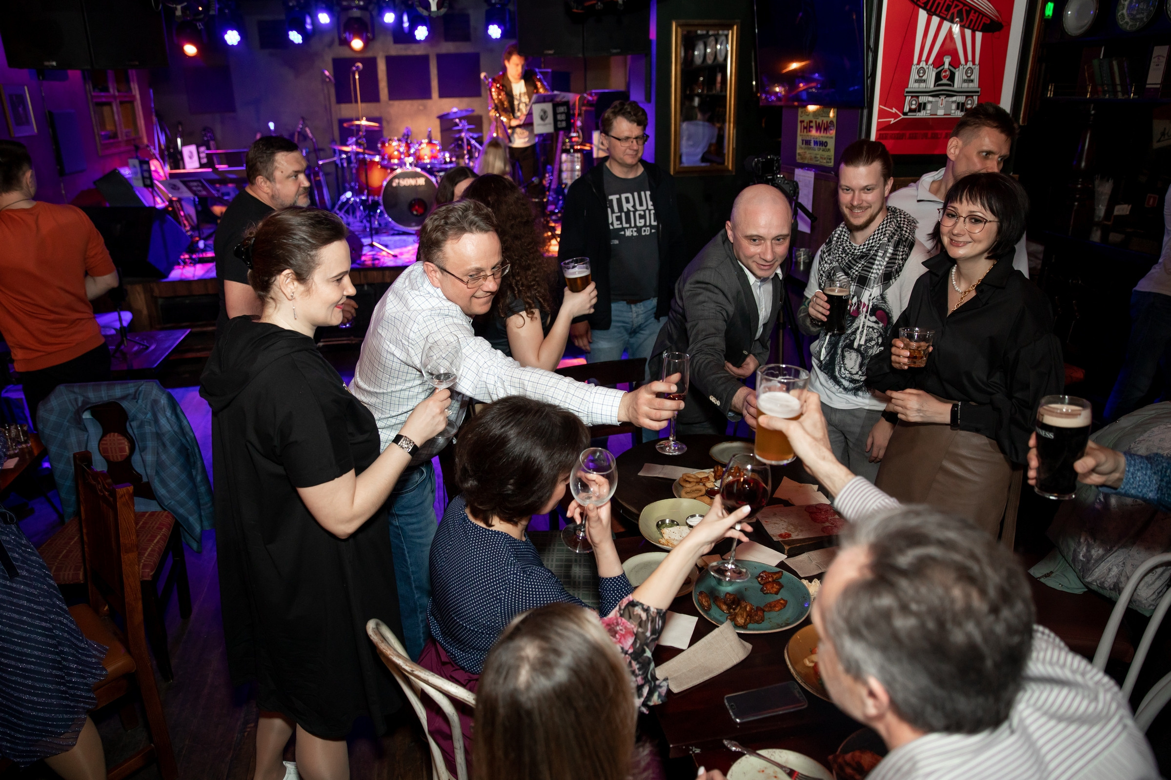 Юбилей 50 лет (Lion's Head Pub). Татьяна Чернышова свадебный фотограф Москва
