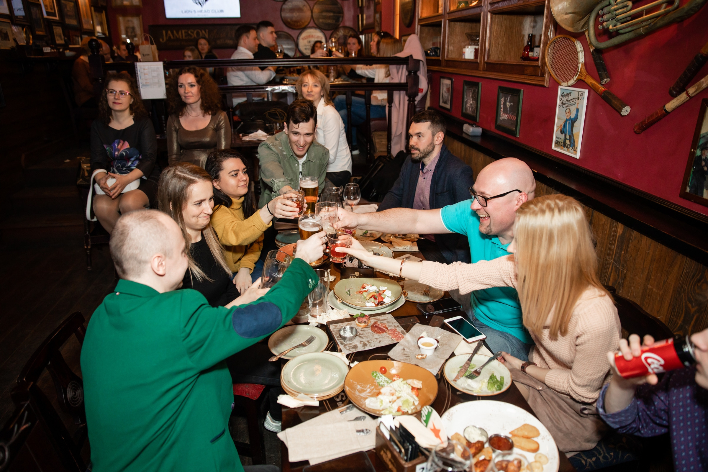Юбилей 50 лет (Lion's Head Pub). Татьяна Чернышова свадебный фотограф Москва