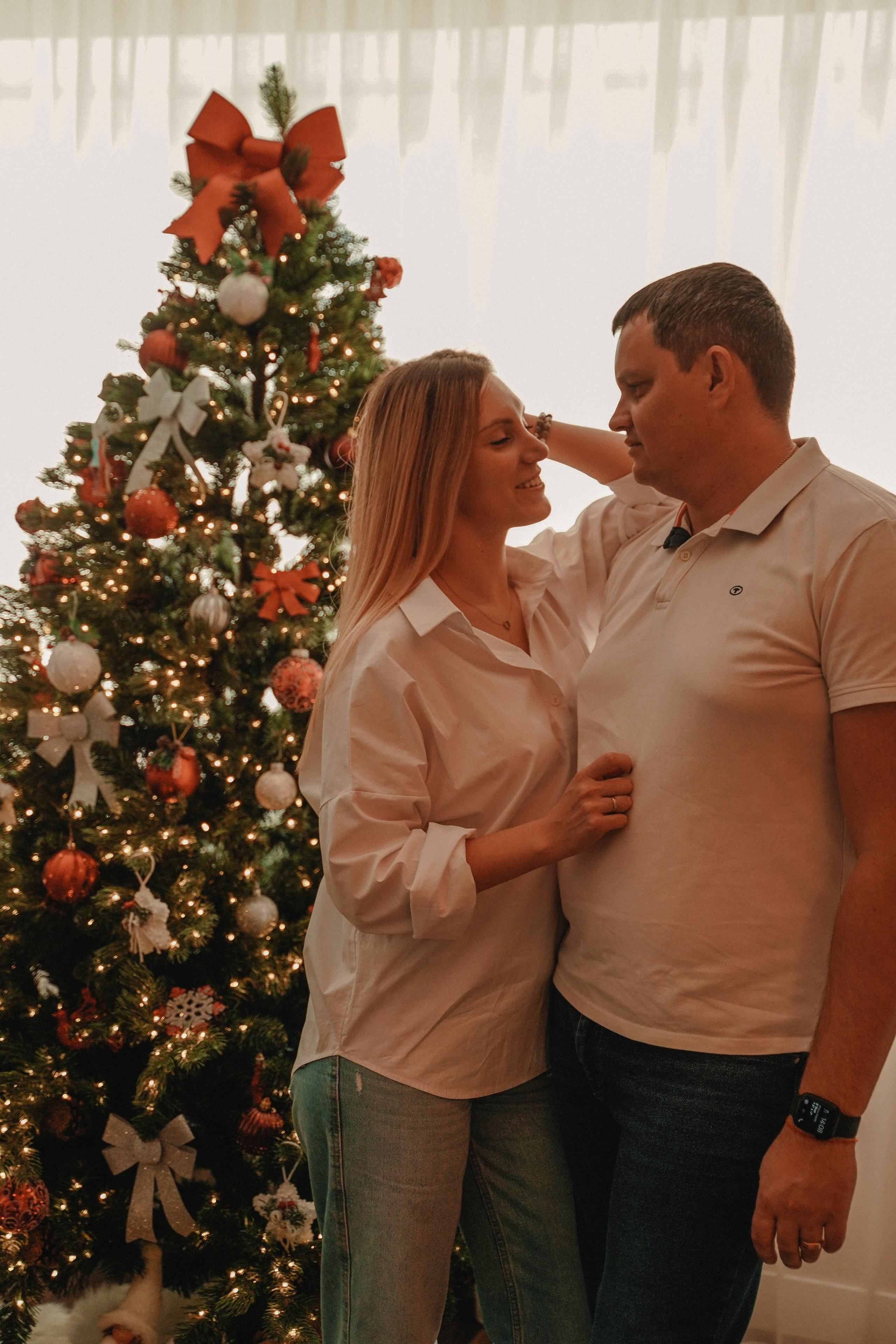 Домашняя Новогодняя фотосессия. Семейный и женский фотограф в Краснодаре Анастасия Приймак