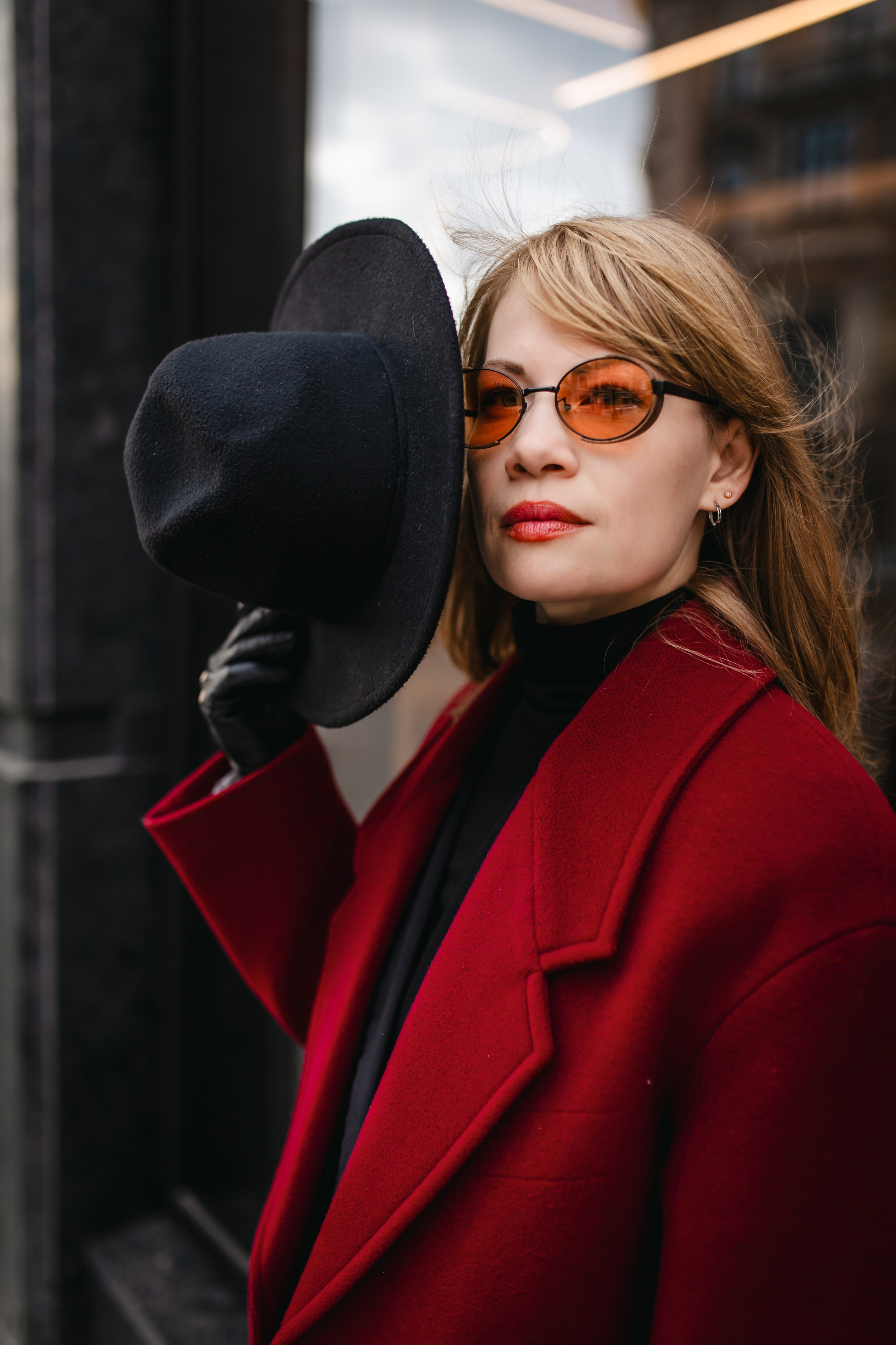 Девушка в красном. Olga.filippova.photo