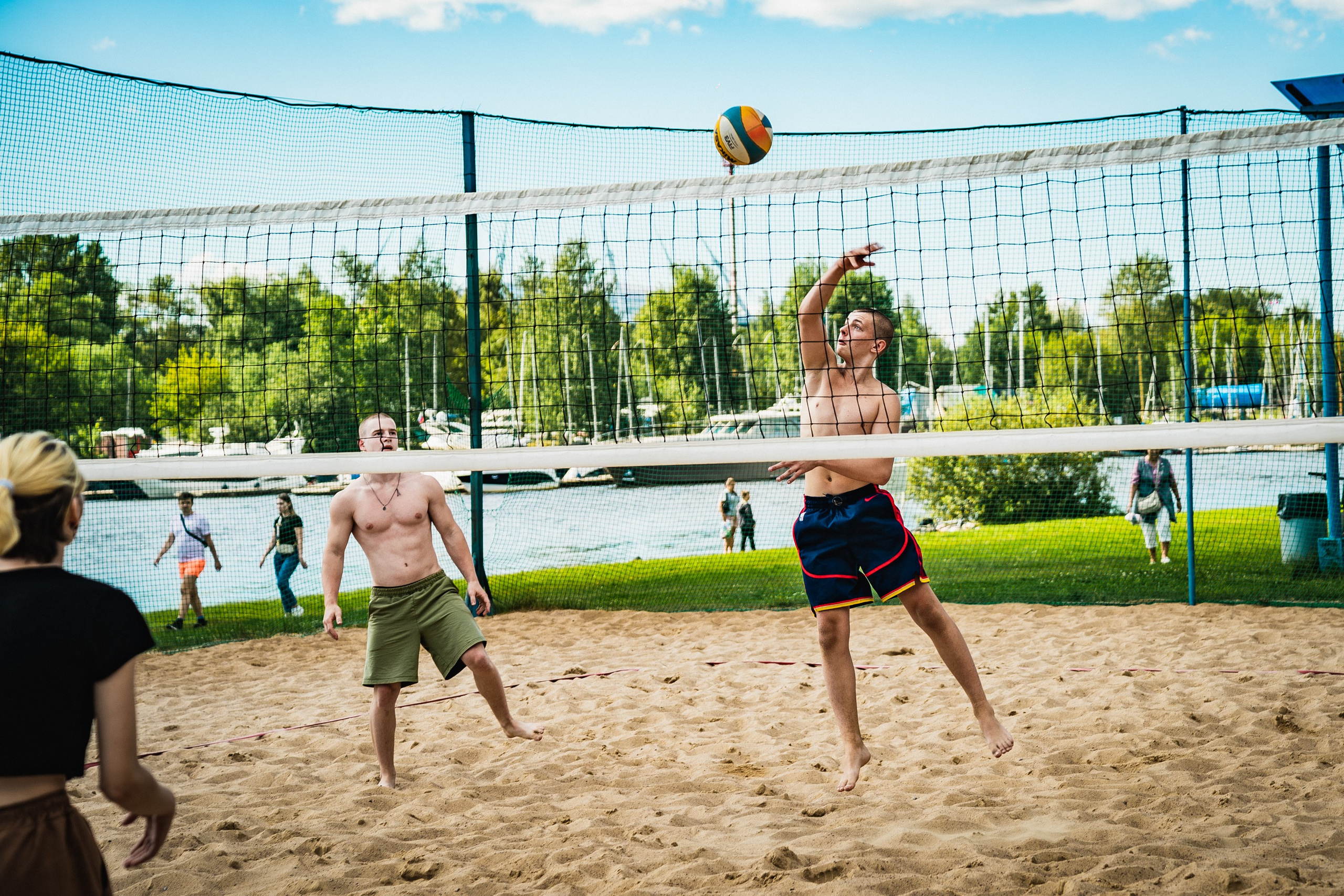 Пляжный волейбол. Репортажный и портретный фотограф в Санкт-Петербурге Пчелинов Александр
