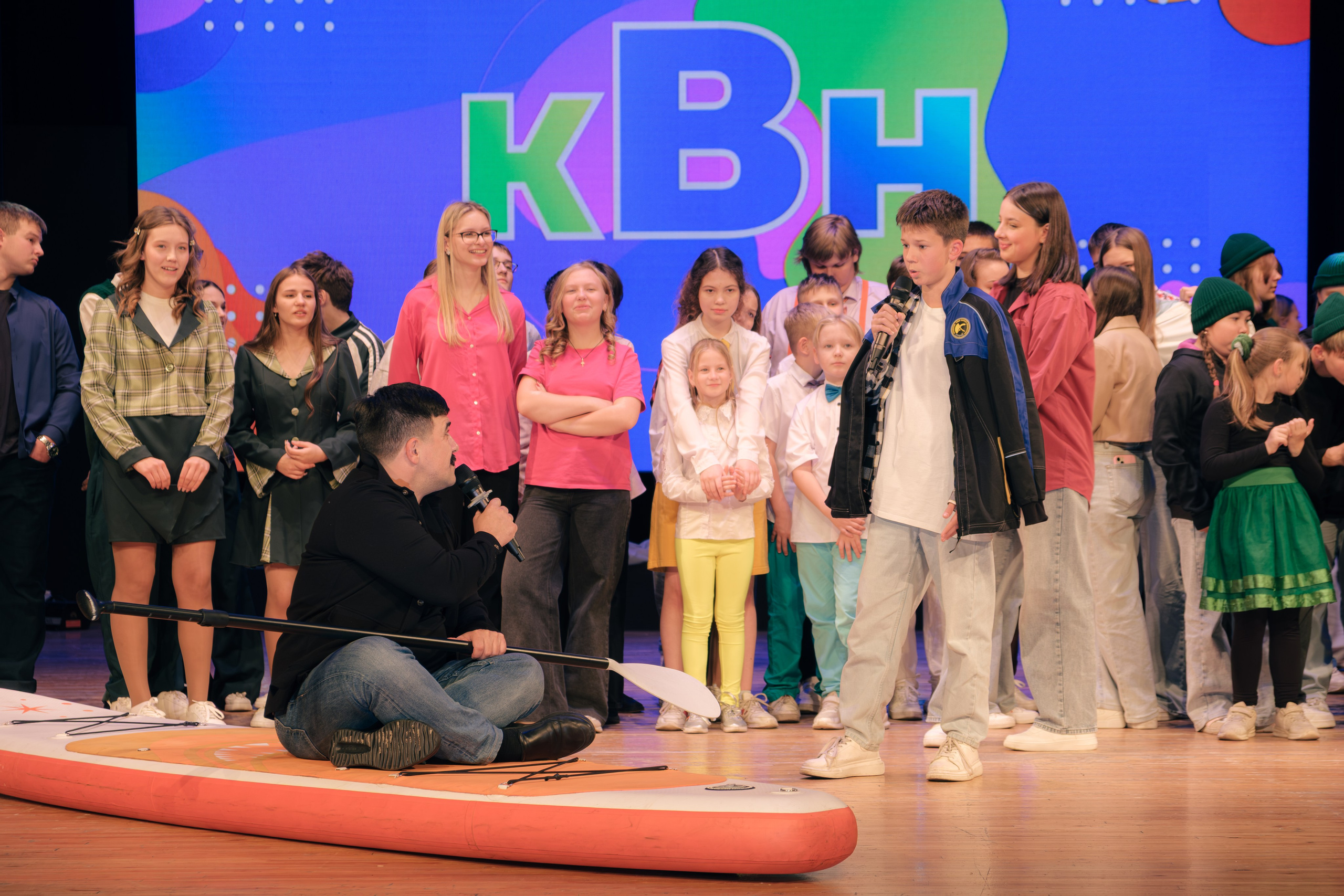 Осенний кубок КВН лиги «Зелёная». Междуреченск. Фотограф — Никита Максимов