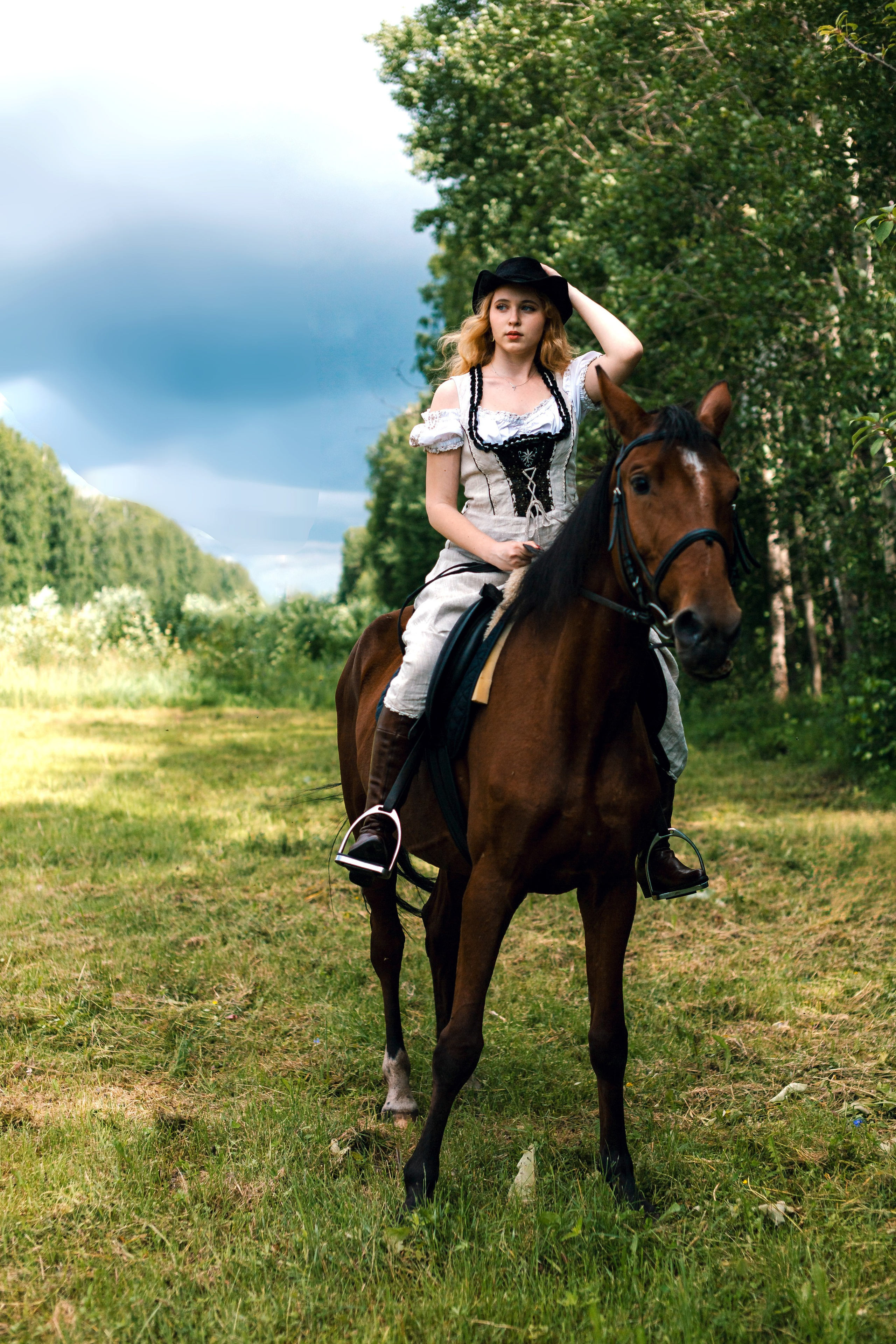 Ранчо с лошадью. Семейный и художественный фотограф в Тюмени Юлия Логинова