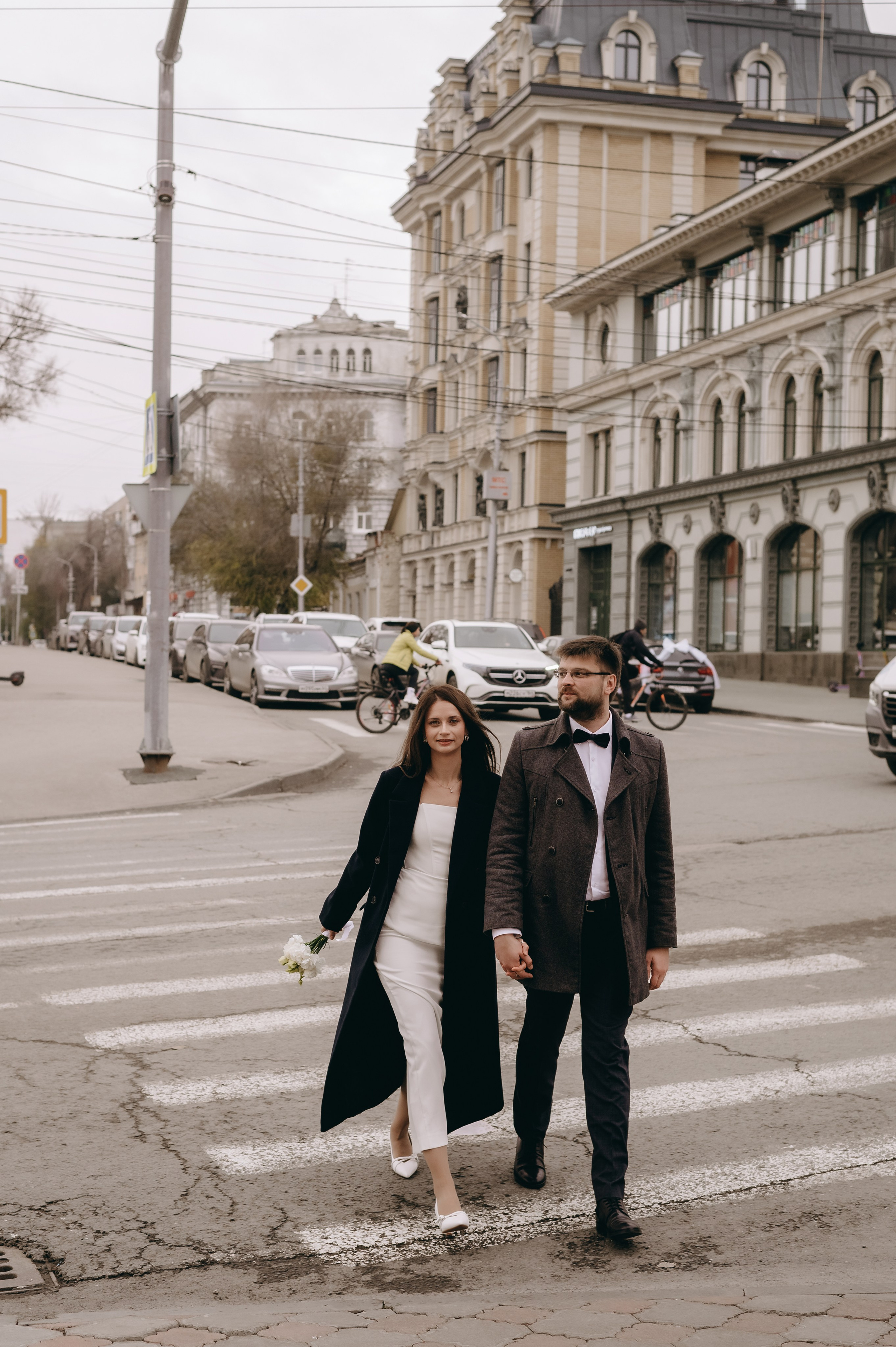 Дарья и Дмитрий — ноябрьская история. Фотограф Мария Стрелкова