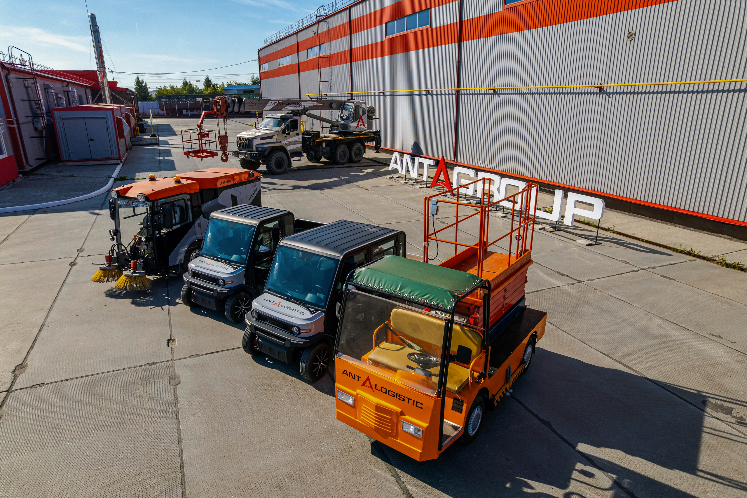 Производственная территория компании АНТ. Дмитрий Судаков, фотограф в Екатеринбурге и Москве