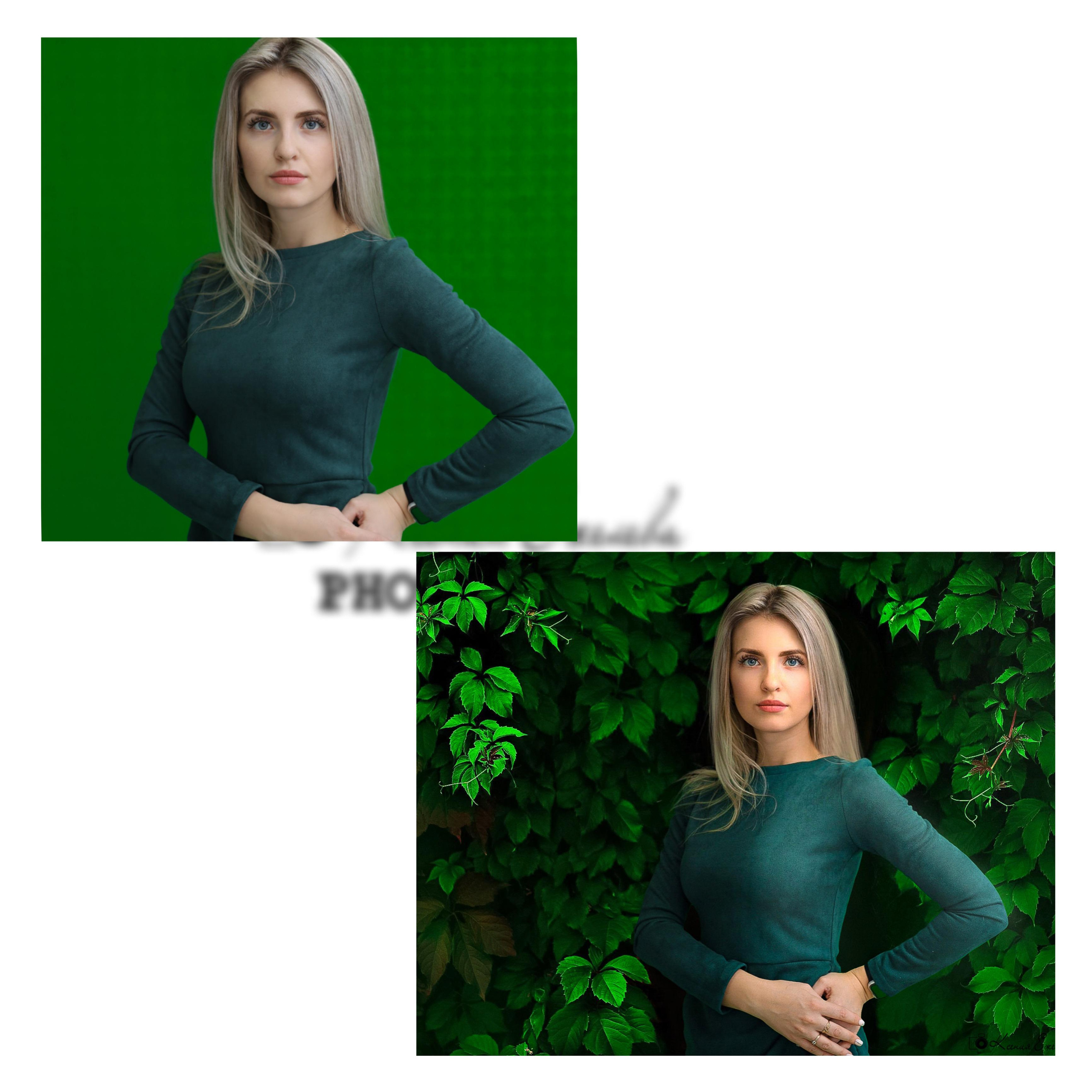 Замена фона. Фотограф Мариинск