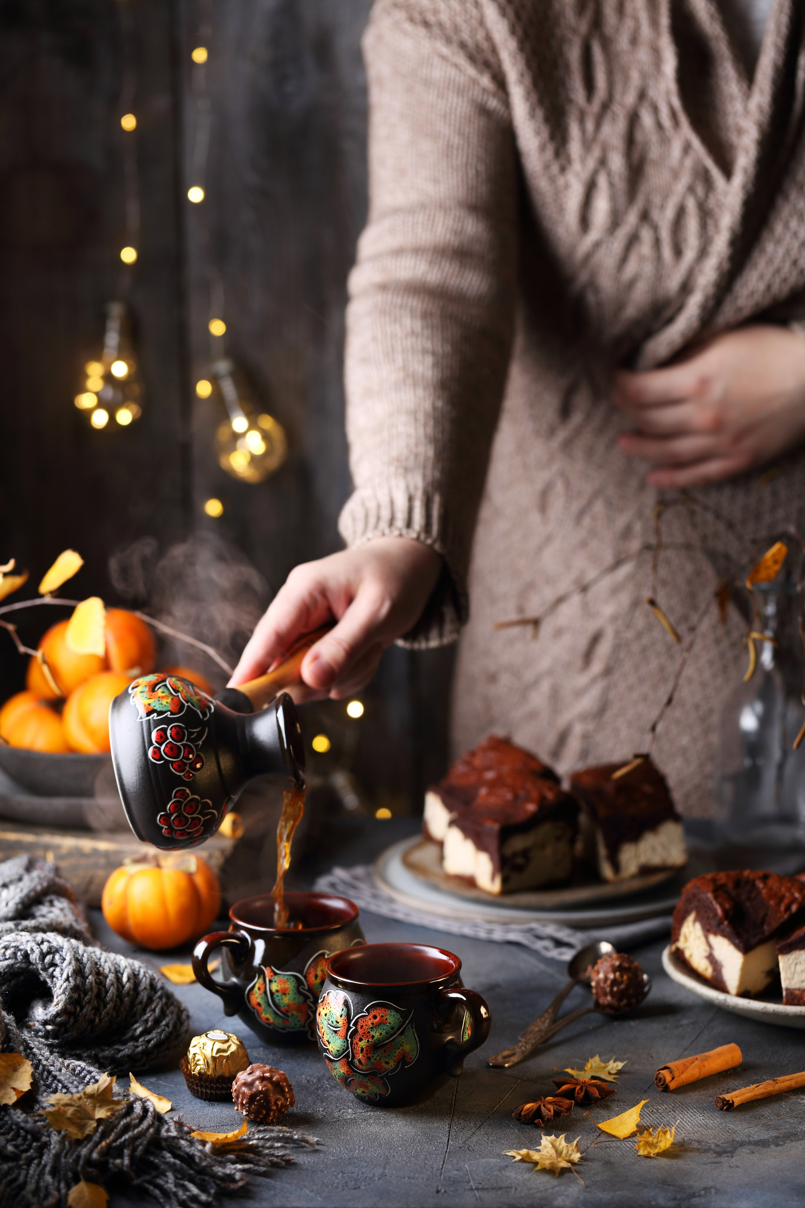 Посуда для чая и кофе. Фуд-фотограф Оксана Голева