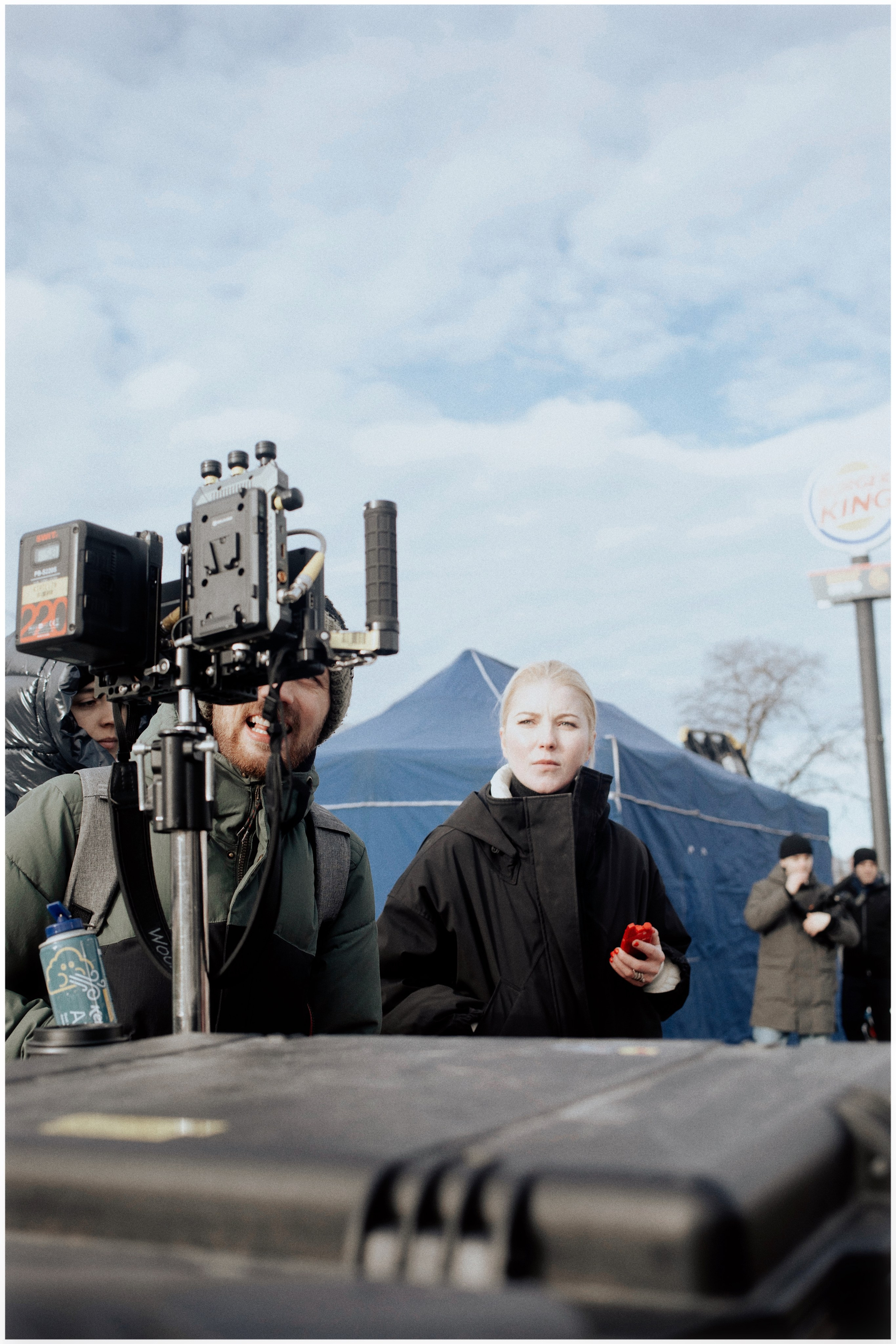 Behind the scenes. Portrait and backstage photographer Nina Crane