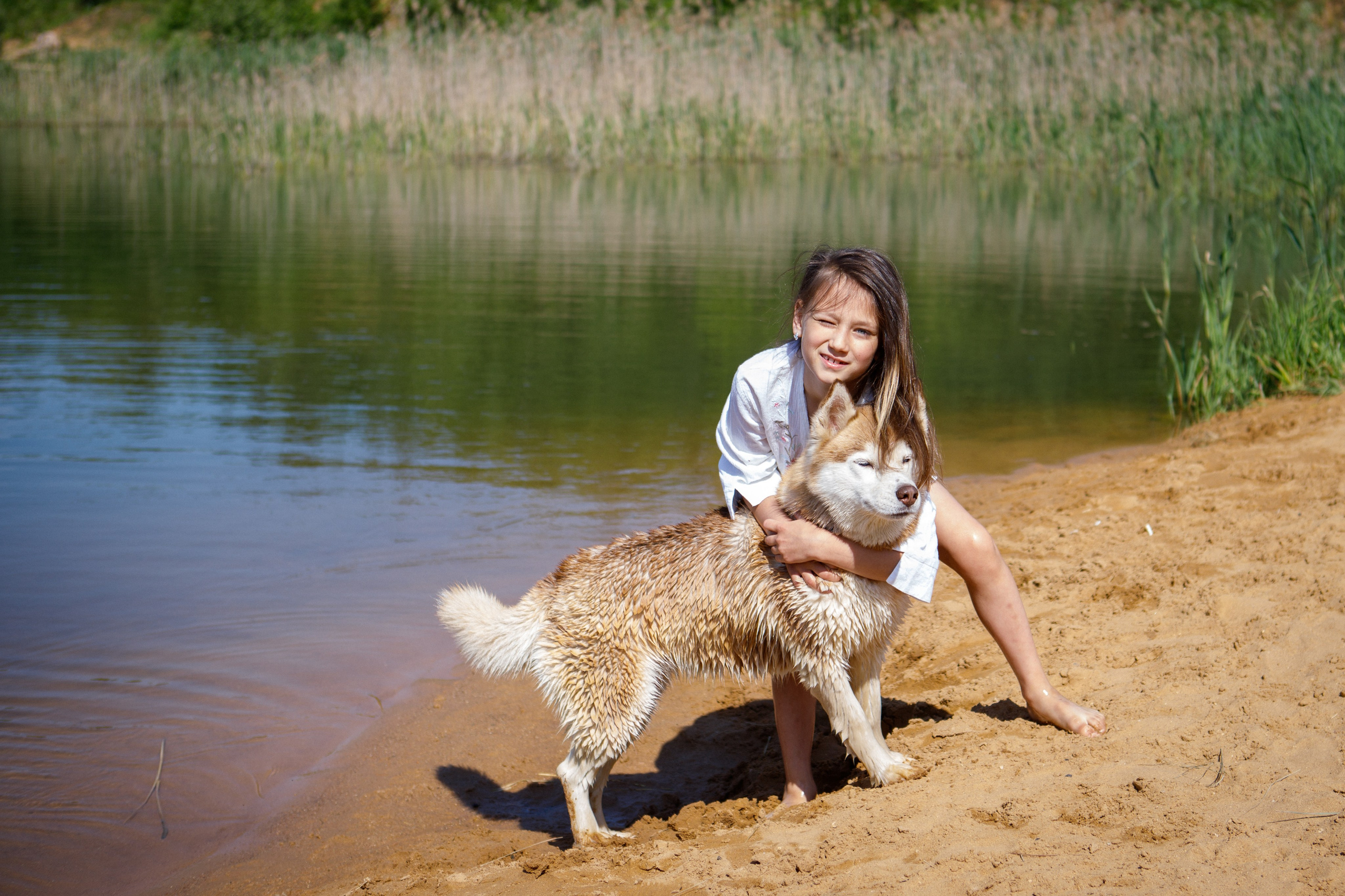 На озере. Детский и семейный фотограф Мария Киселёва. Москва