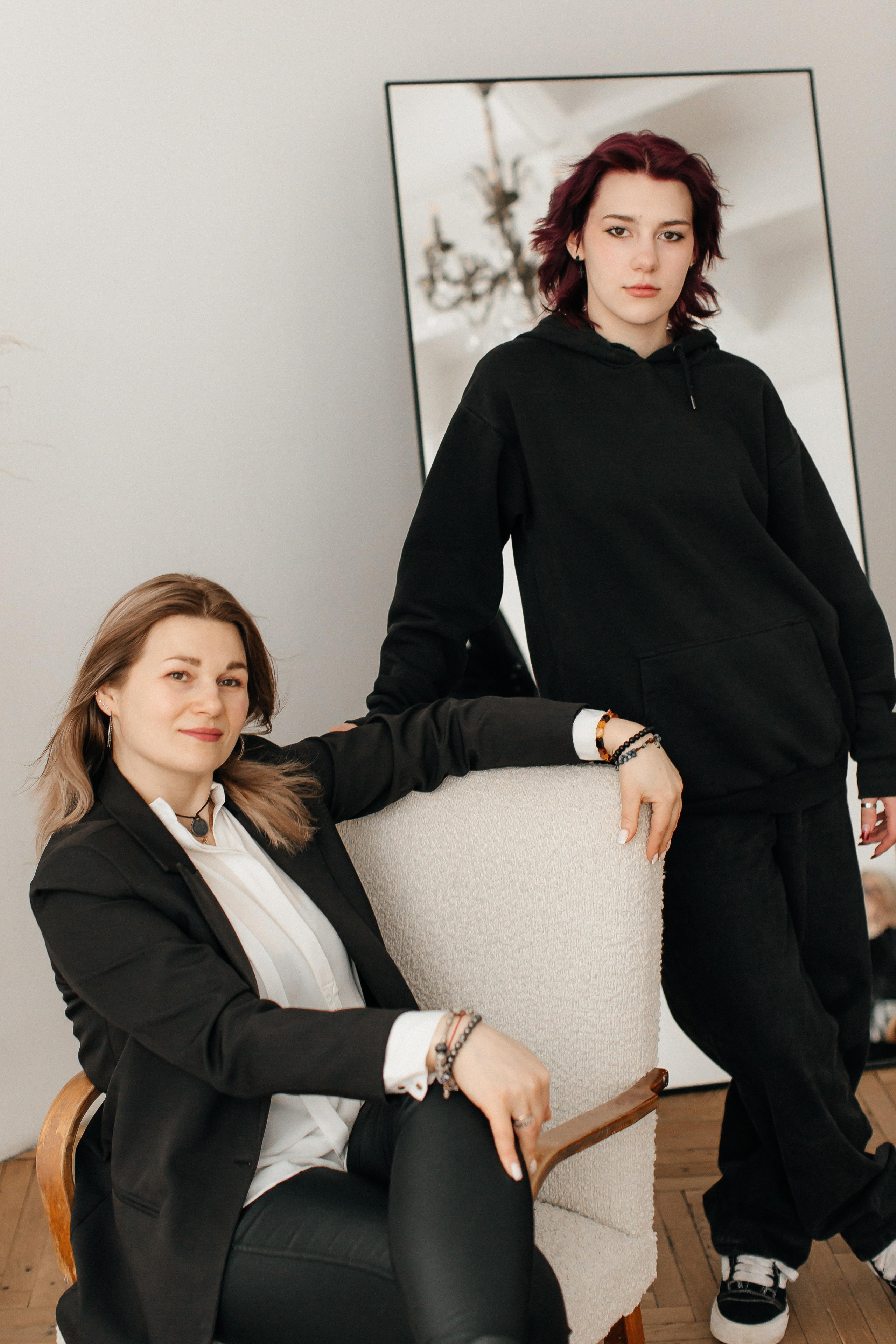 Любовь с семьей в студии. Семейный, детский и школьный фотограф в Москве Рудницкая Анна