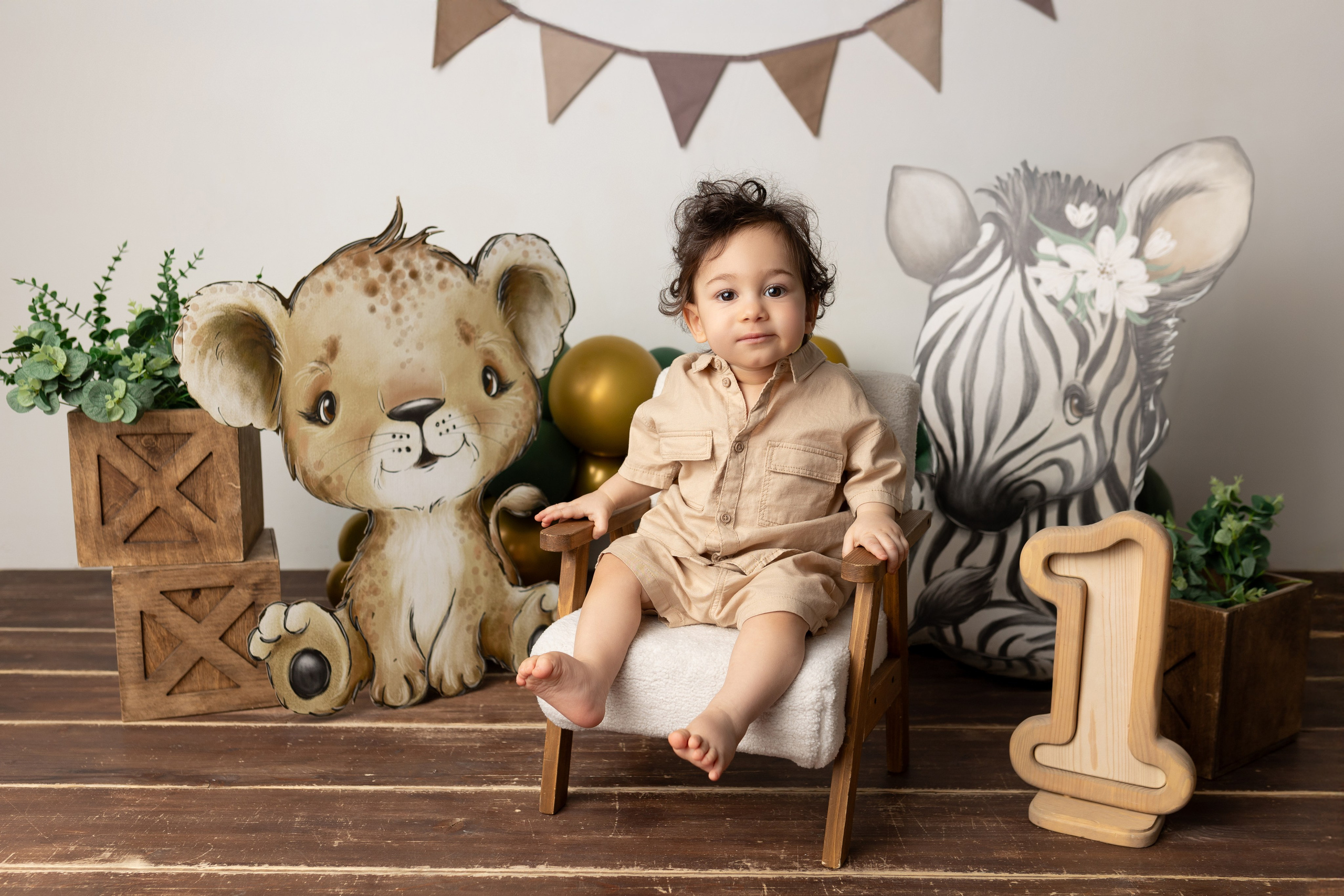 1 годик. Фотограф новорождённых в Москве Светлана Юхновец