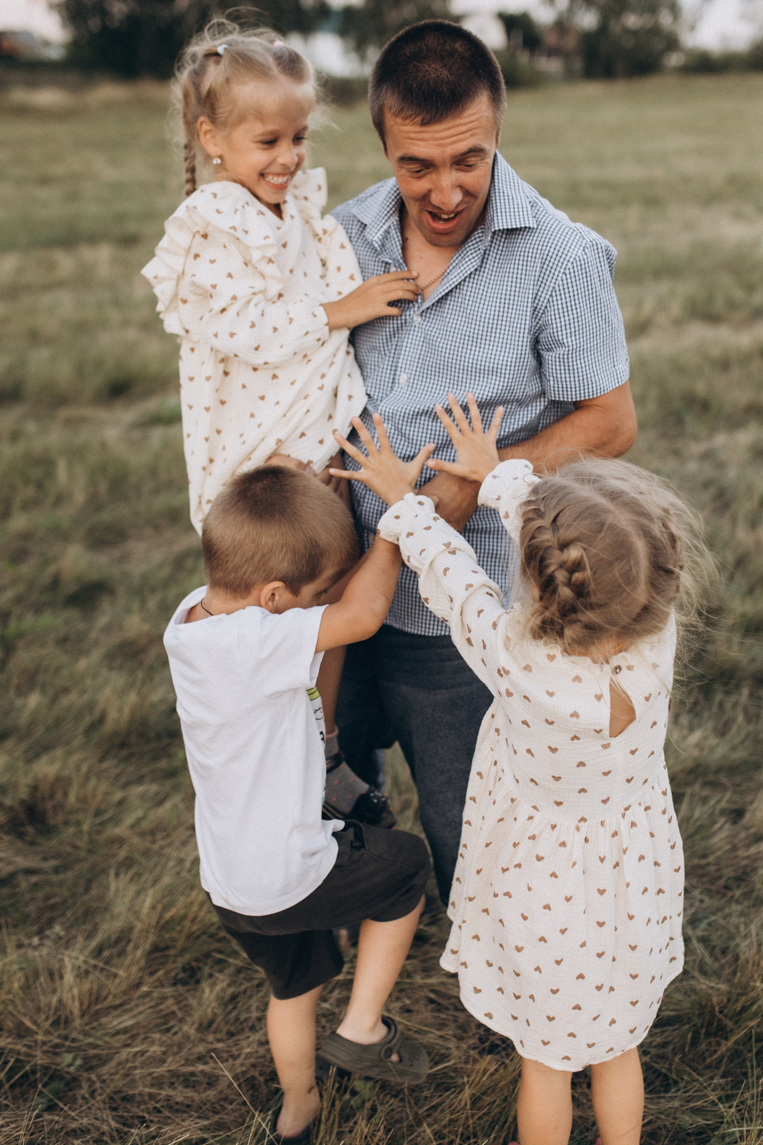 Папа и дети. Семейный фотограф lifestyle в Новосибирске Елена Шпилевая