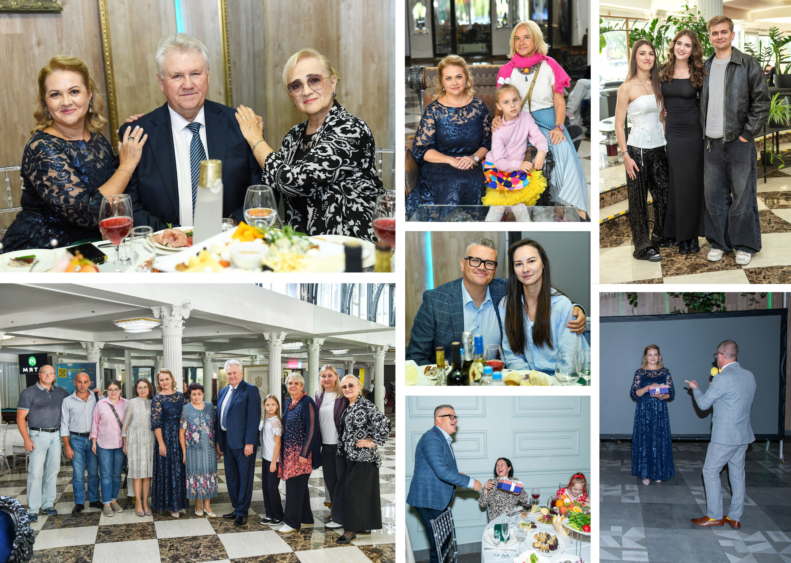 Альбом Юбилей Елены, 21×30см. 5разв, 10страниц, листы гибкие, плотные. Свадебный и портретный фотограф в Москве Галина Борисова