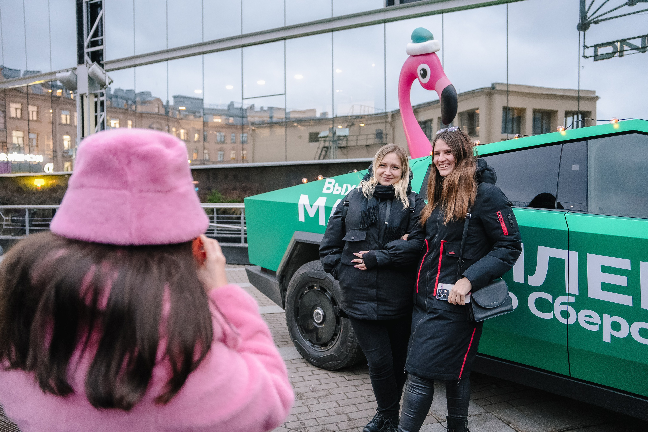 Репортаж с промо-акции Сбербизнес