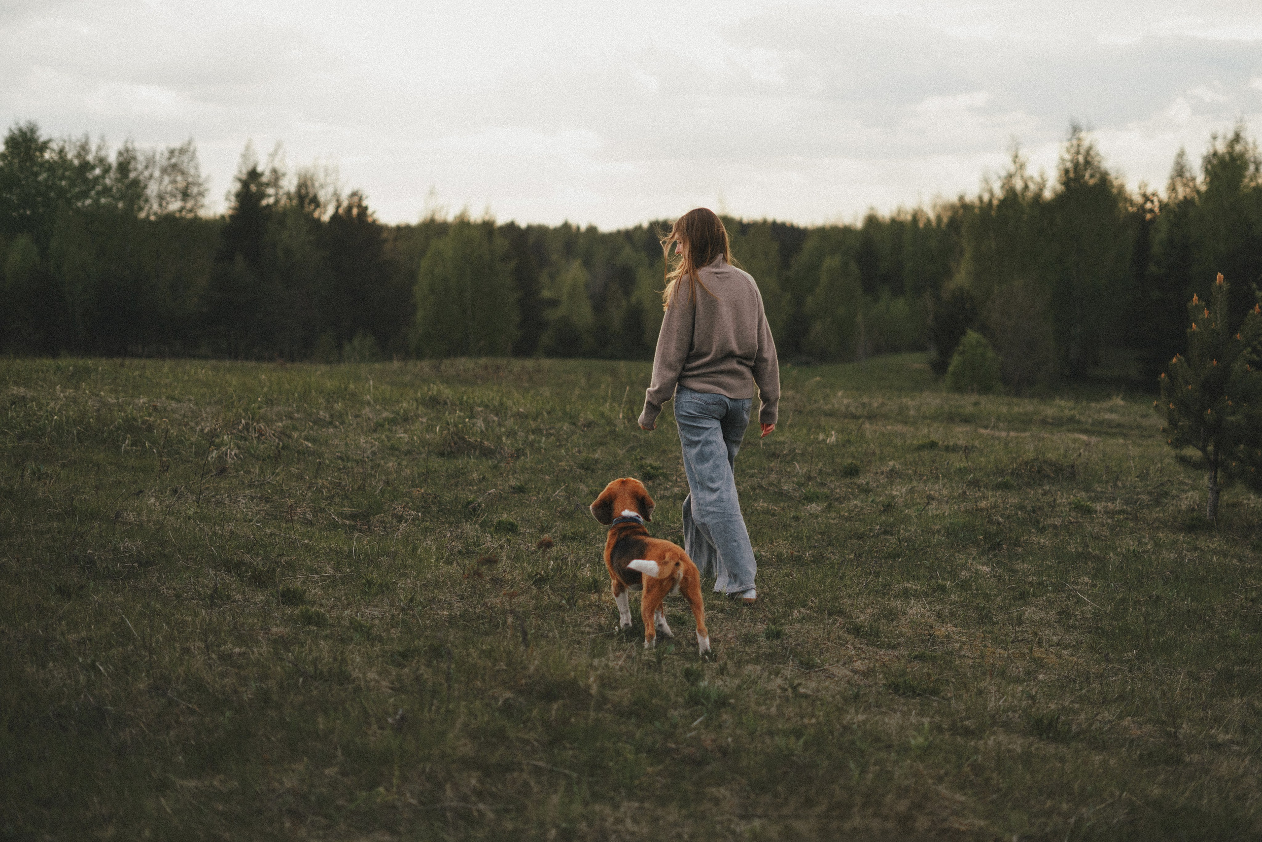 Юля и Зайфер. Фотограф анималист Осипчикова Мария
