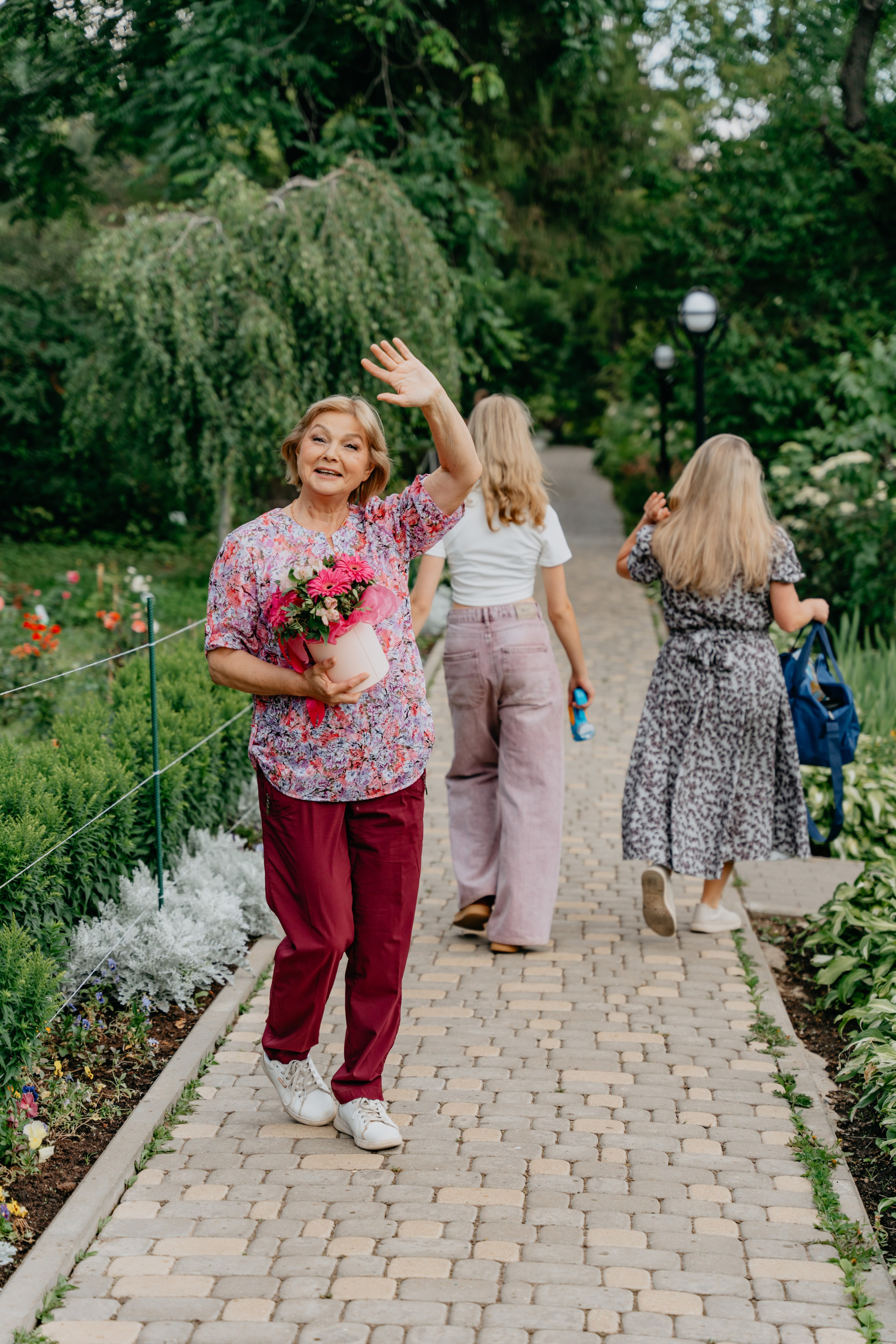 В ботаническом саду на день рождения бабушки