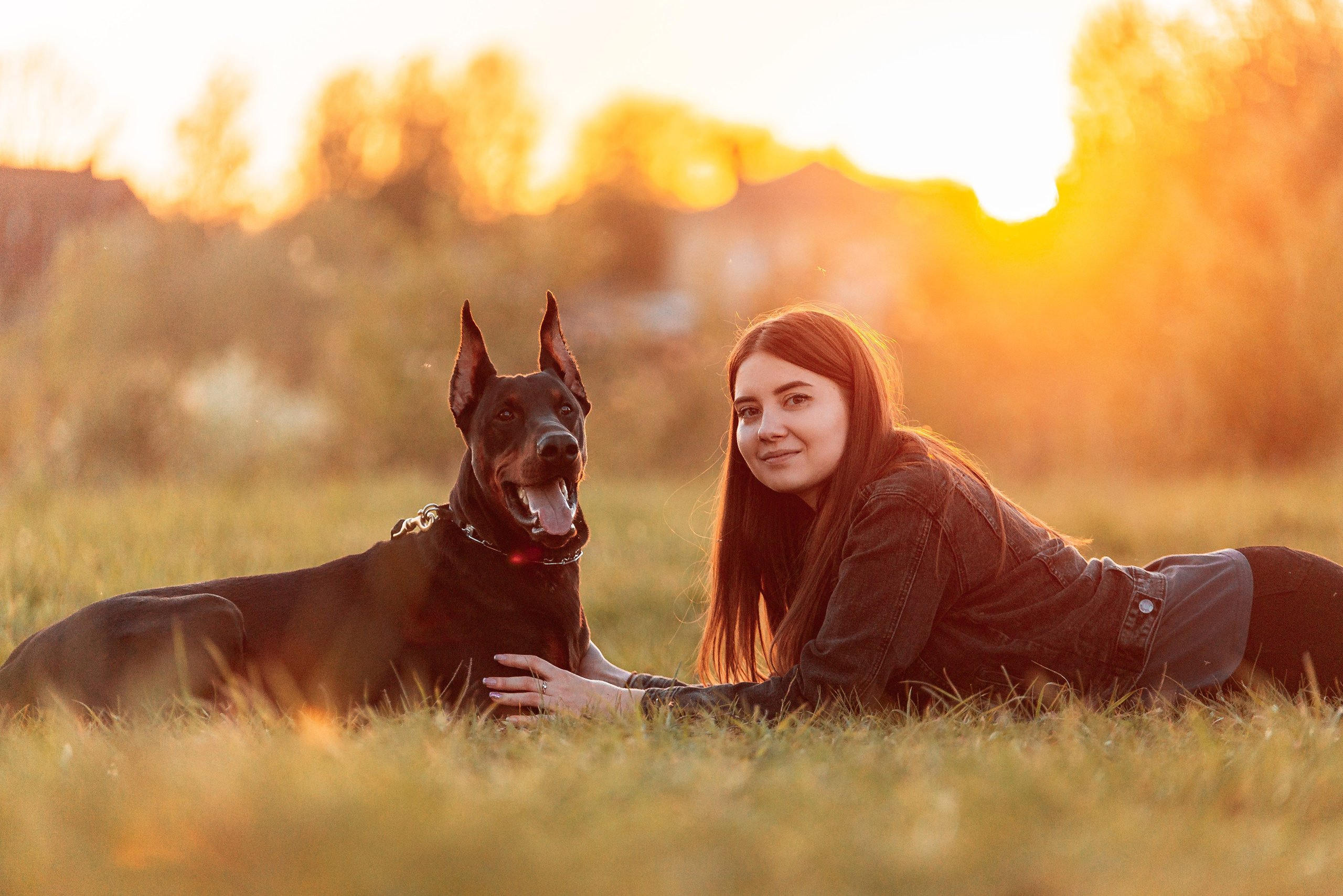 Юля, Андрей и Арес. Фотограф-анималист Анастасия Парфенова|Екатеринбург