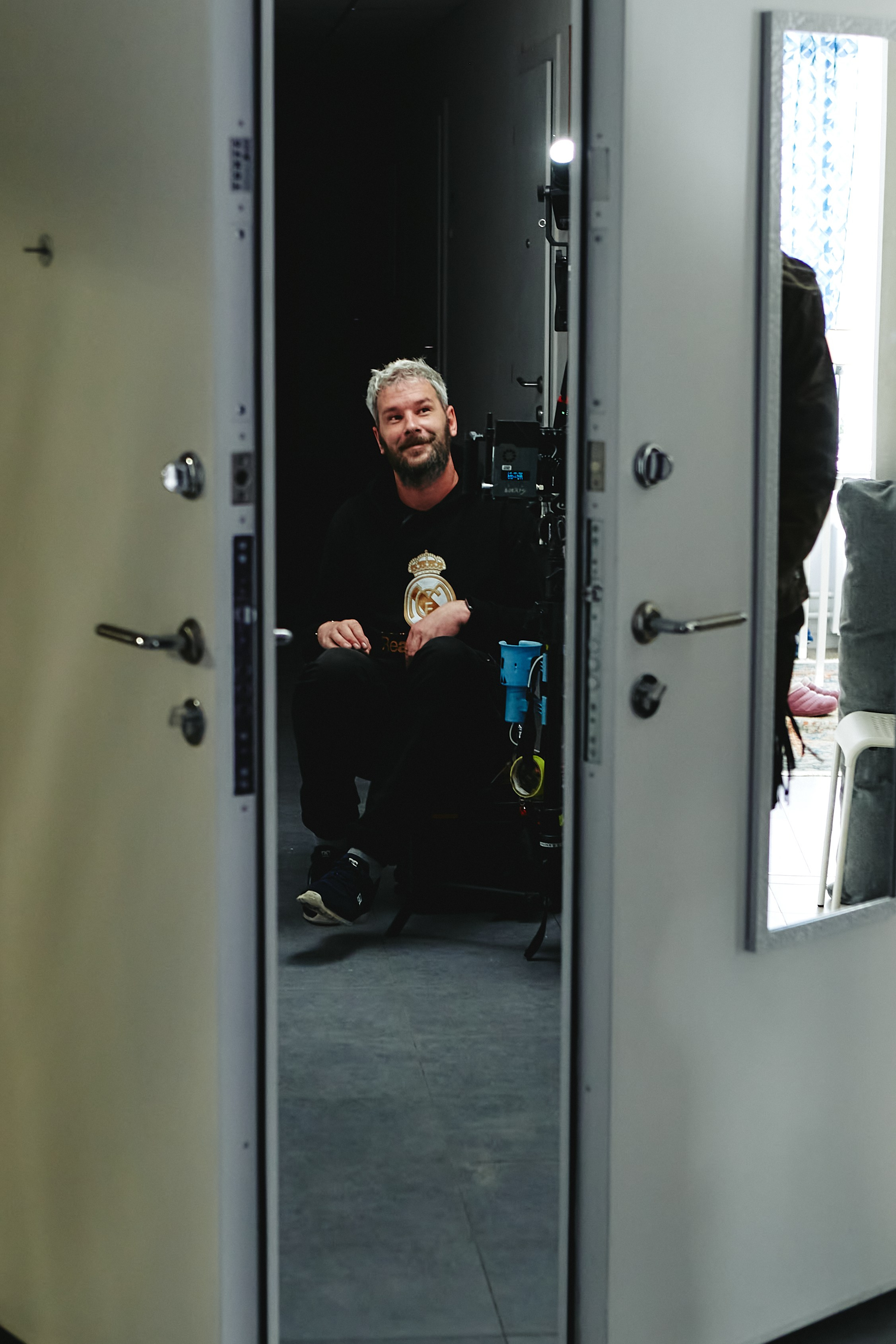 Backstage. Visual artist Konstantin KoT