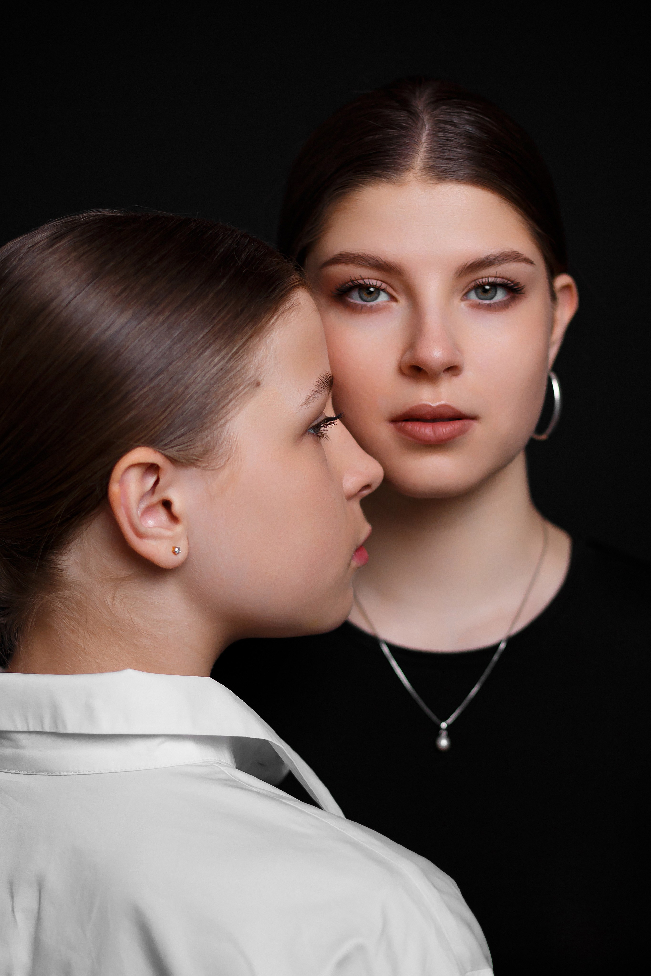 Две сестры. Фотограф в городе Томске. Жданова Олеся