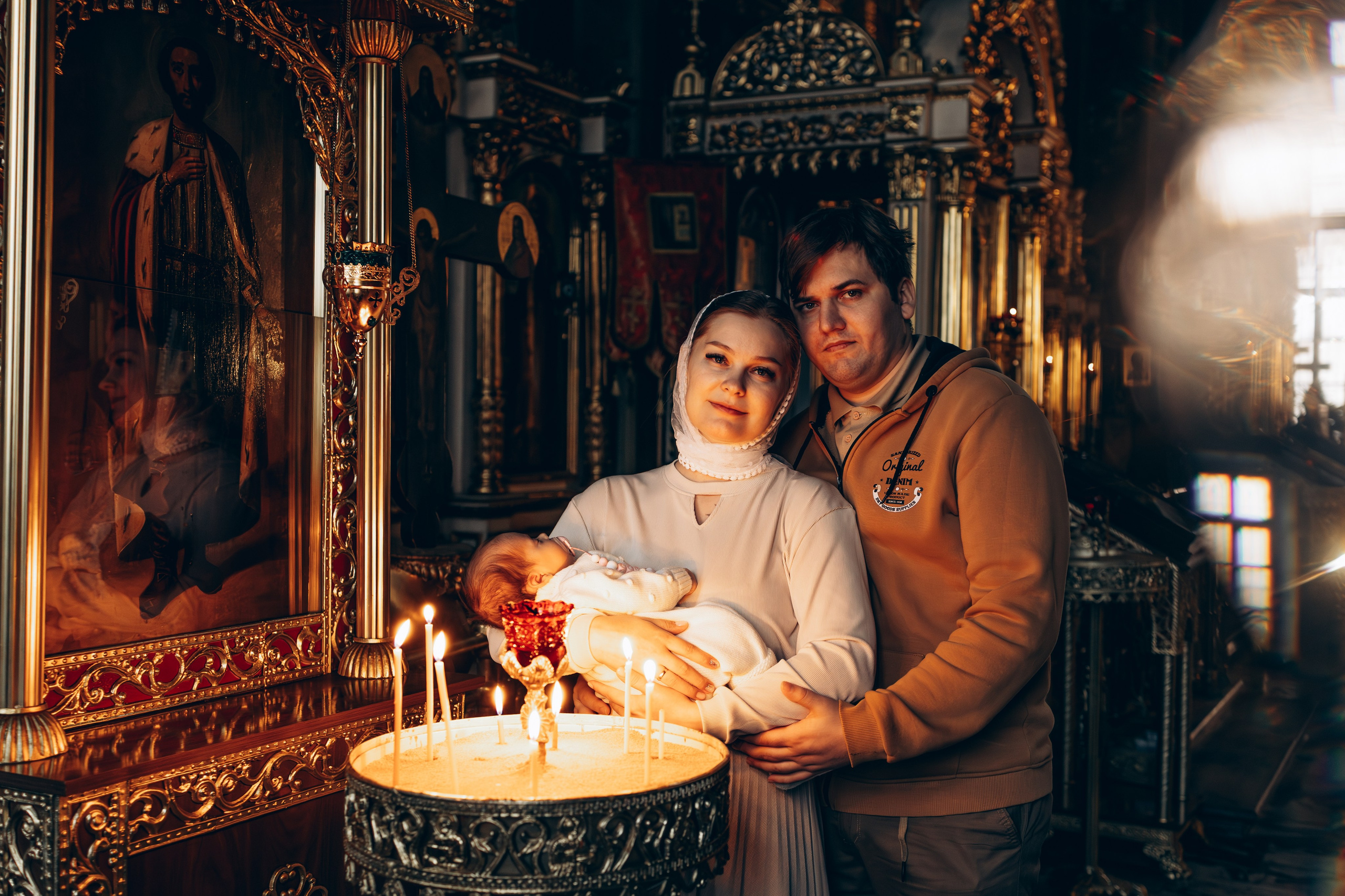 Крещение в Храме Воскресения Словущего в Даниловской Слободе. Главная