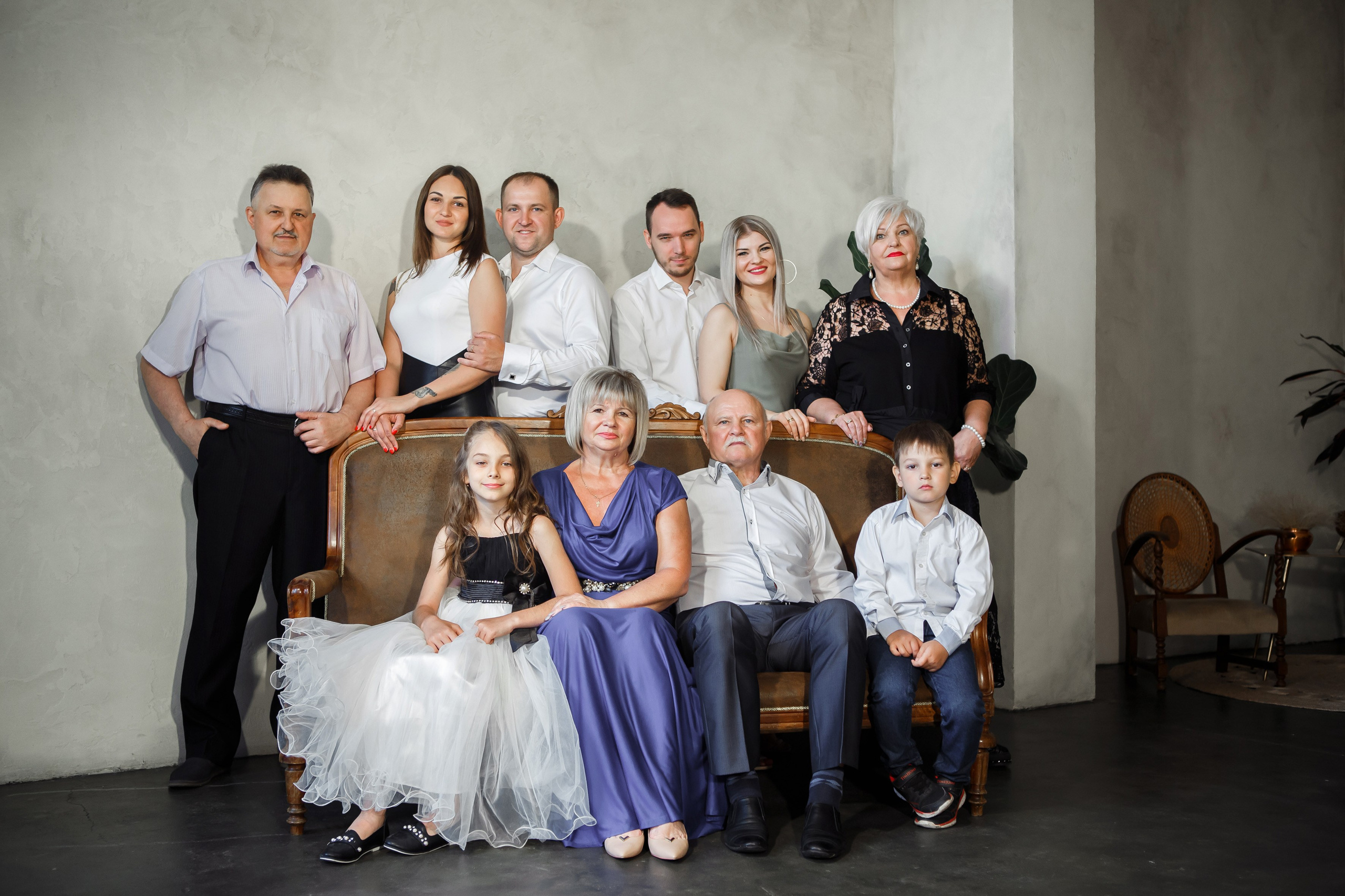 Очень большая семья, личные и парные портреты. Свадебный и портретный Фотограф в Липецке Дмитрий Котюков