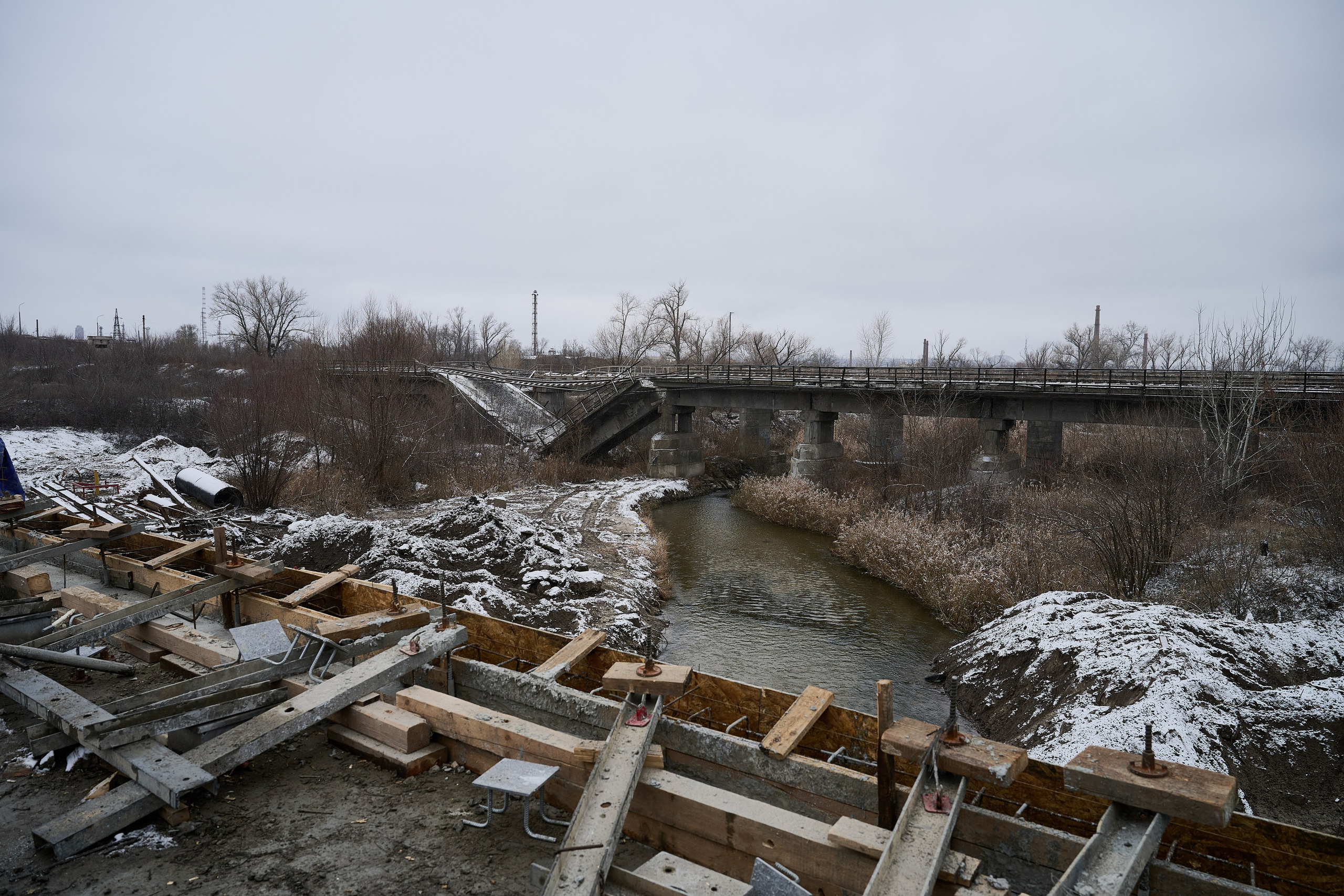 Северодонецк (Луганская область). Декабрь 2024. Фотограф Роман Адлер
