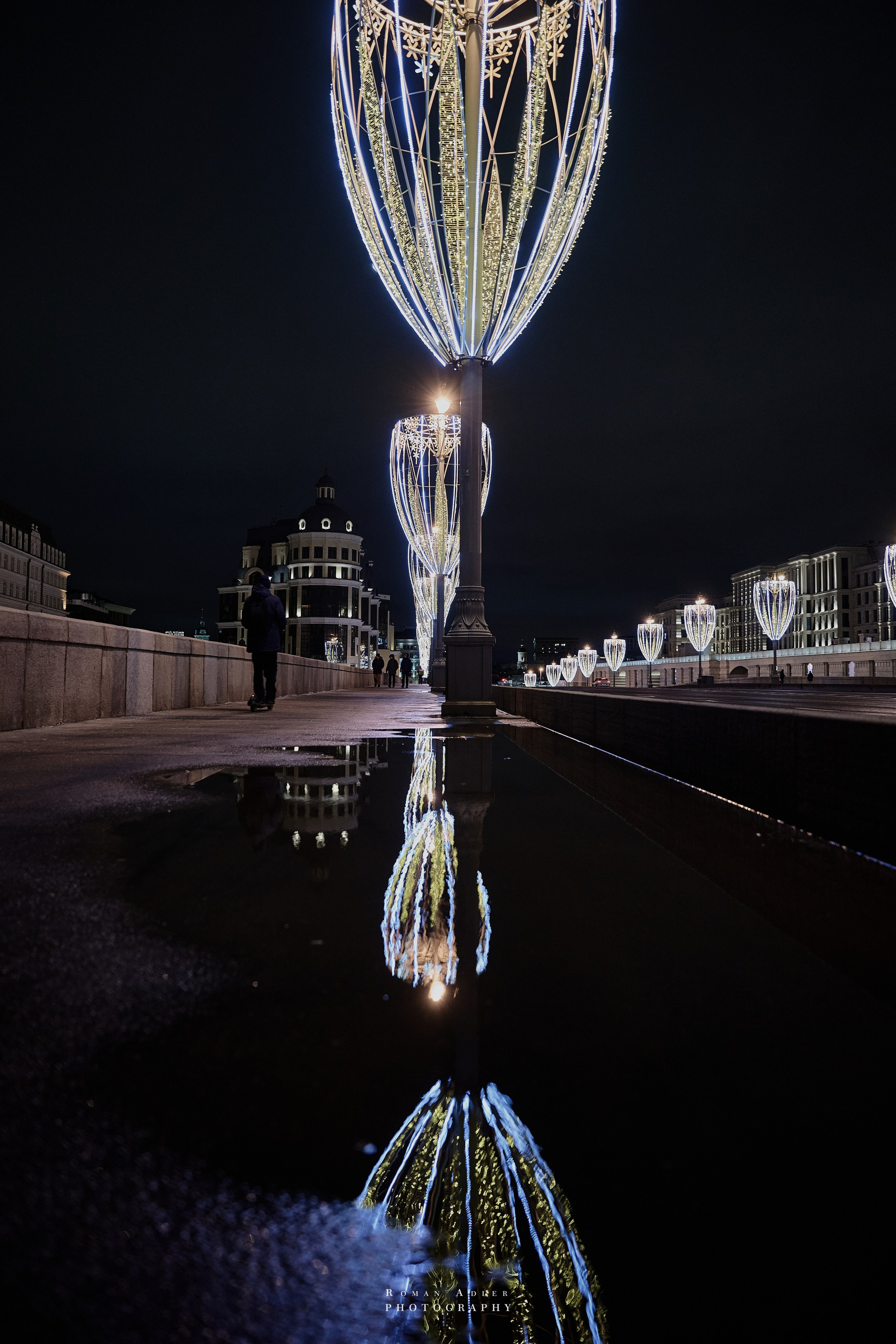 Новогодняя ночная Москва 2025. Фотограф Роман Адлер
